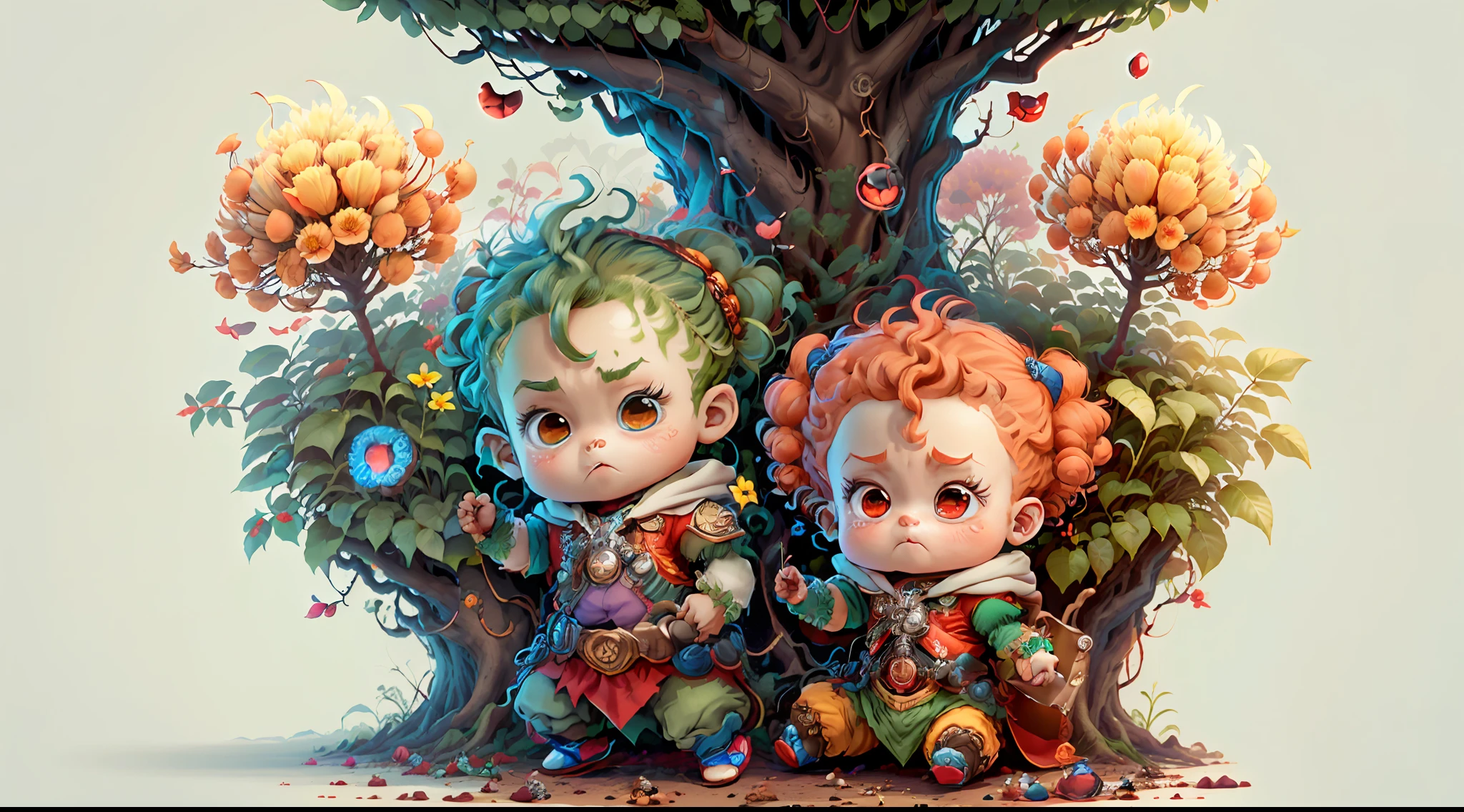 (extremely cute and delicate CG illustration, ultra-detailed and ultra-high quality), best illumination, best shadow, an extremely cute and adorable cu73cre4ture (agama), with big round eyes and a small cute mouth, small horns on its head, vibrant and vivid colors, dynamic angle, dynamic pose, floating, in a magical and enchanting place, with lush vegetation and vibrant flowers.