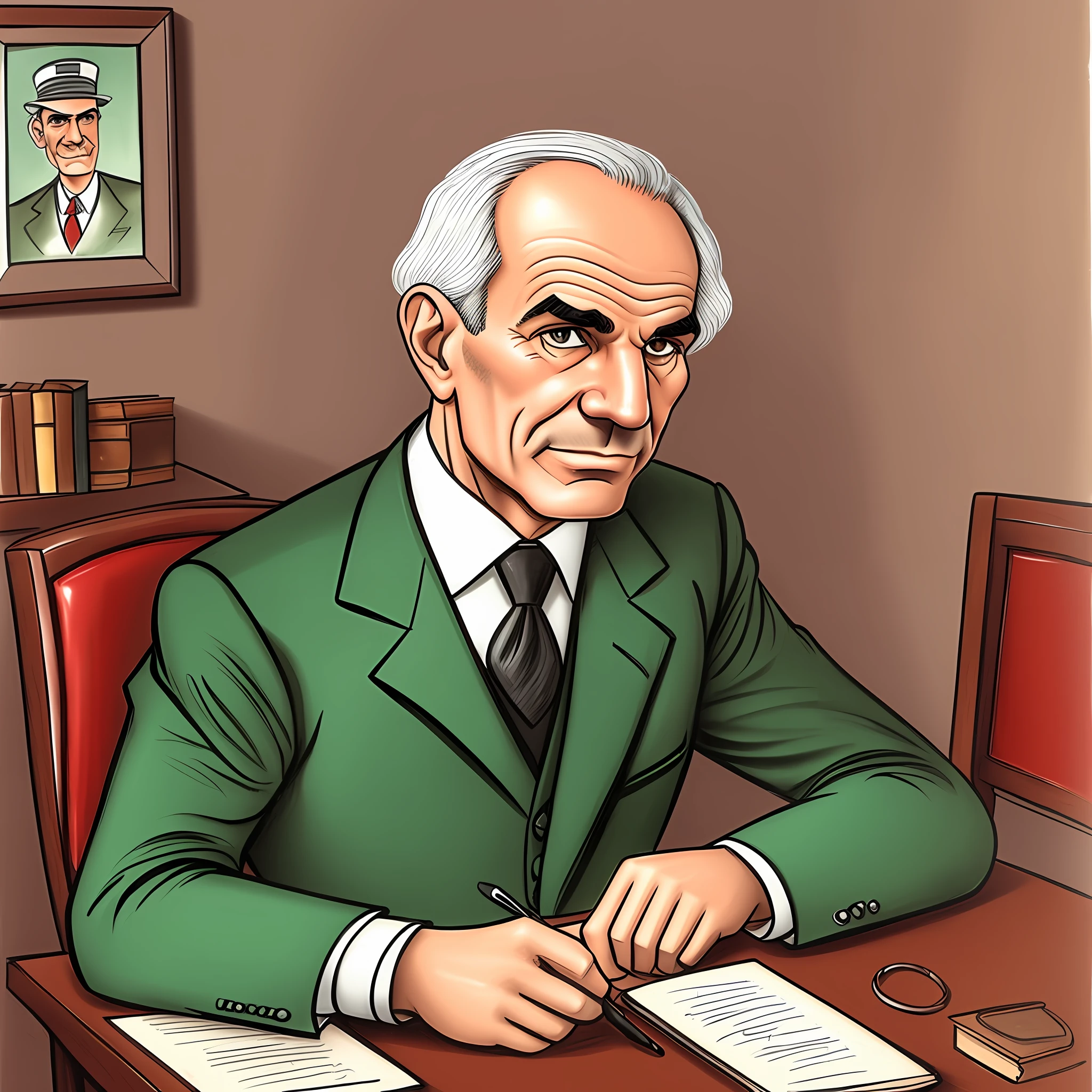 caricatura de henry ford --auto --s2