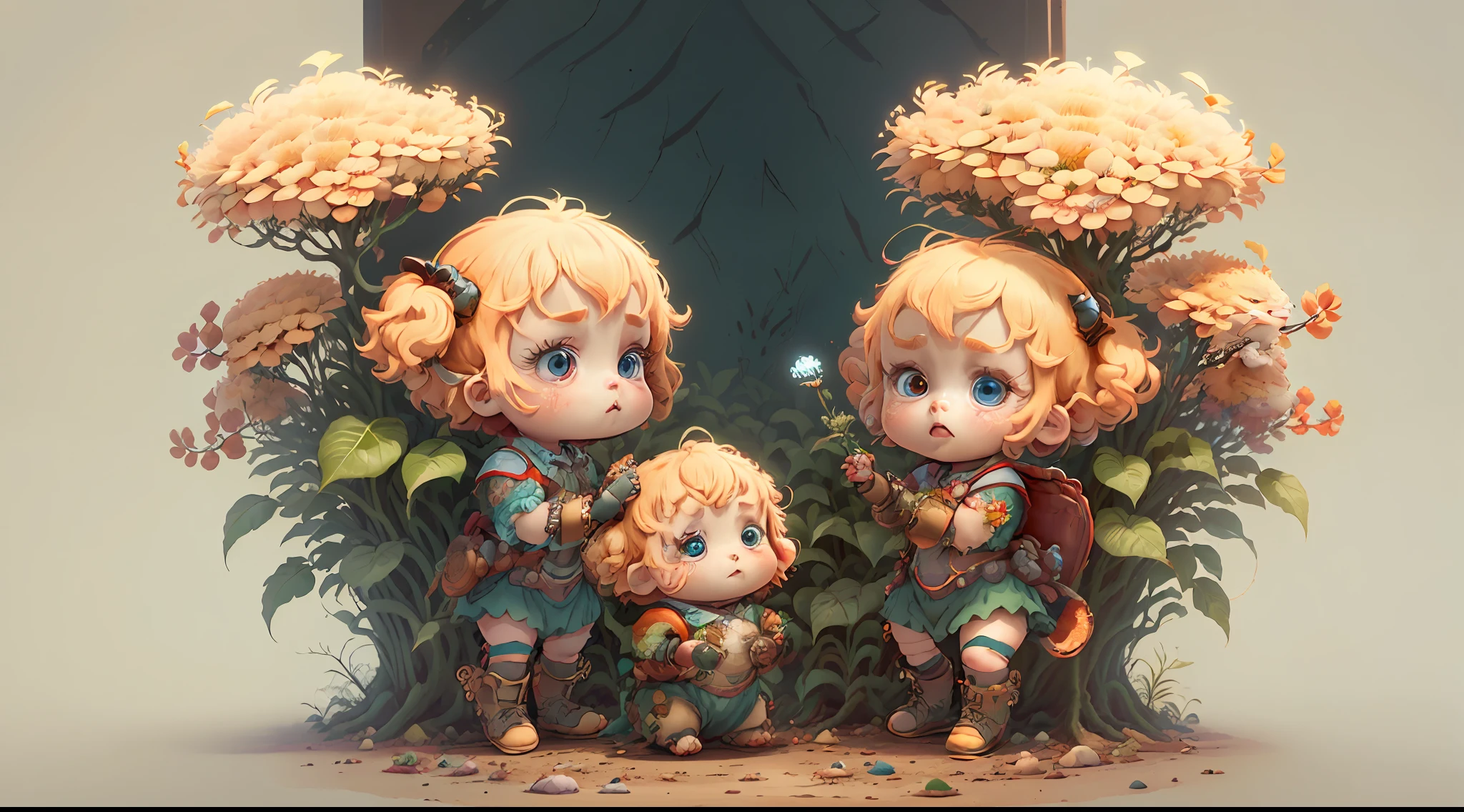 (extremely cute and delicate CG illustration, ultra-detailed and ultra-high quality), best illumination, best shadow, an extremely cute and adorable cu73cre4ture (agama), with big round eyes and a small cute mouth, small horns on its head, vibrant and vivid colors, dynamic angle, dynamic pose, floating, in a magical and enchanting place, with lush vegetation and vibrant flowers.