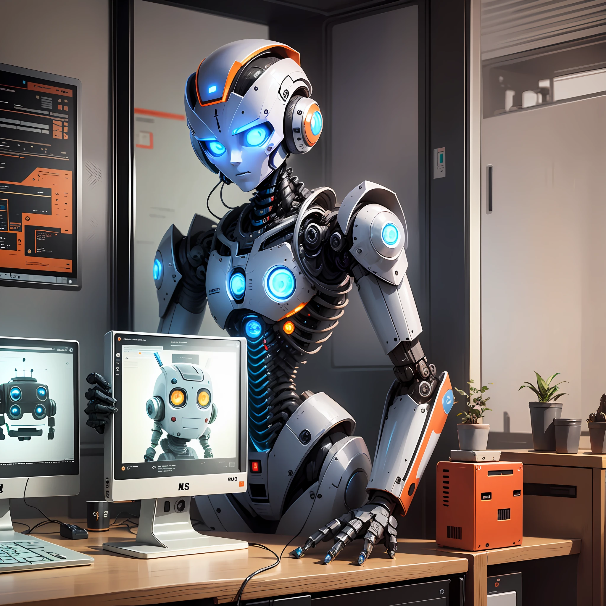 Poster robots and computers --auto --s2