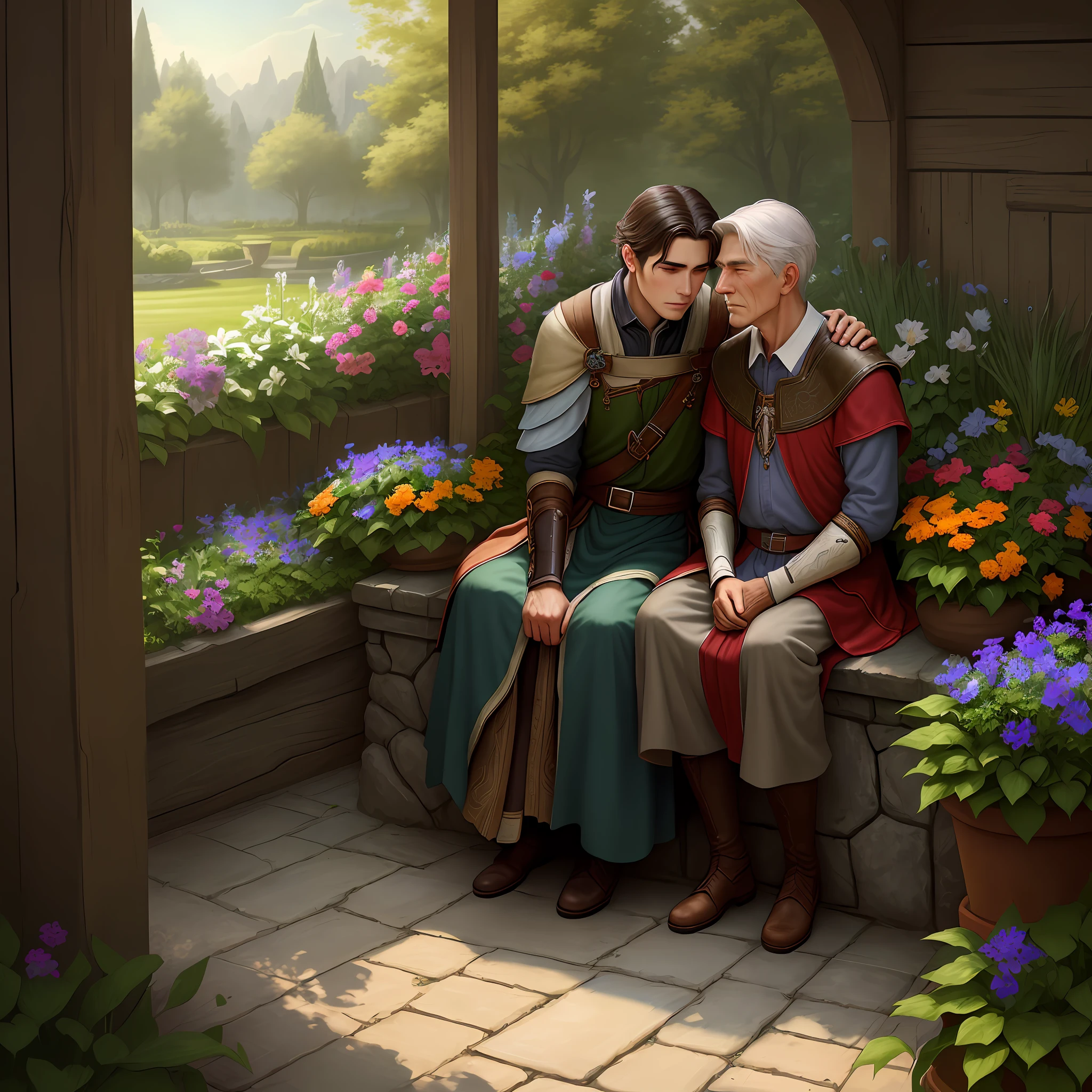 With teary eyes, the young man returned to the Elder and shared his sadness. But the Elder, instead of consoling him, invited him to his garden with him.