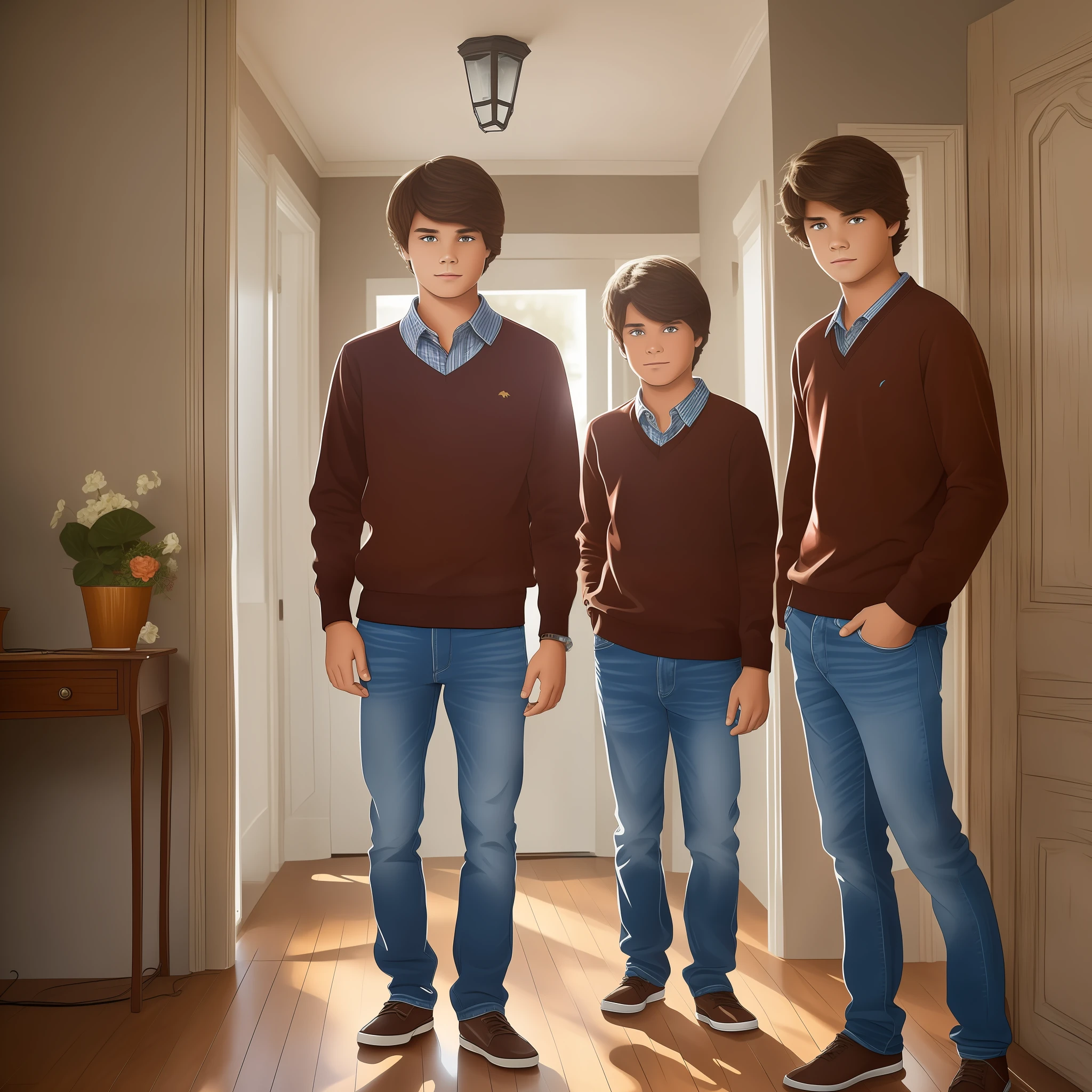 Ok, this one is extraordinary, I had a dream that I was in an old house, and I was with four other teens. We eventually spilled up, and I was left with two teens (I'll draw them later). One was a girl with a teak blue sweater and jeans and short brown hair, and a boy with short brown hair that was shaggy-like (they might have been siblings, but Idk). They entered the room on the left, and I followed them to find A stage with all four, their head decapitated and replaced their heads with paper plates. I stared at them, horrified, and that was when I heard on the loudspeakers, "TA-DA, YOU FAKED IT!" then I woke up.