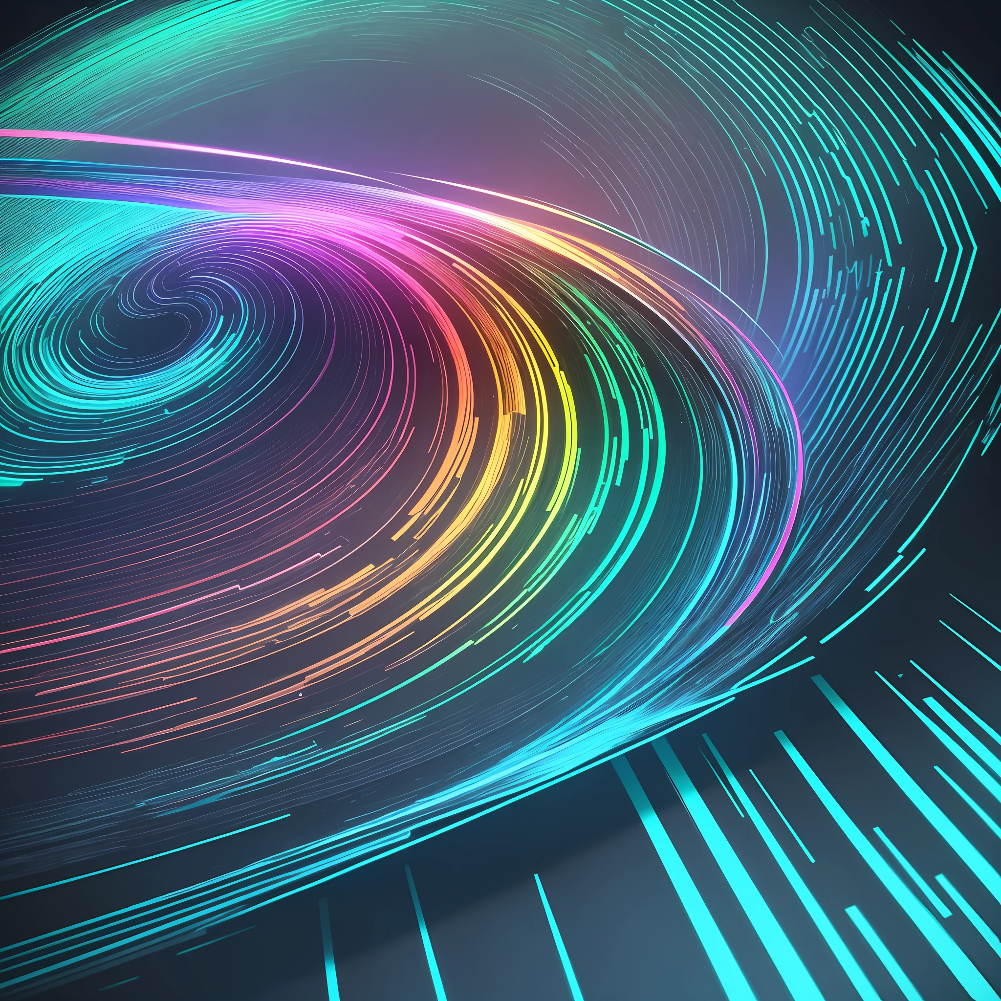Qualidade Superior, Obra-Antes, Ultra High Definition, RGB vortex, portal, neon, ultra HD 8 K, muitas cores Neon. Rotary