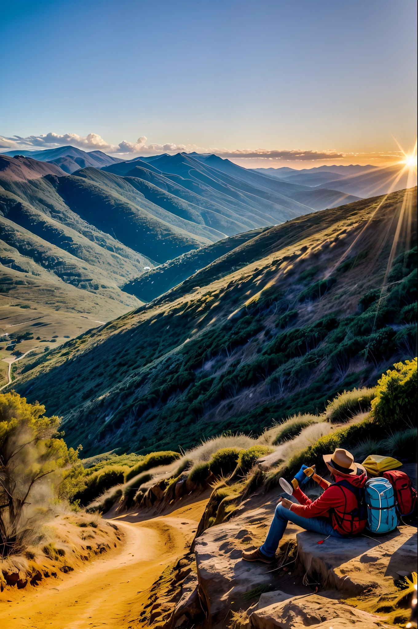obra prima, melhor qualidada, Ultra-detalhado, Sozinho, ao ar livre, (noite), Montanhas, natureza,, (Estrelas, lua) alegre, feliz, mochila, saco de dormir, camping stove, water bottle, lanterna, floresta, Rochas, rio, madeira, smoke, Sombras, contraste, clear sky, Estilo, (Tonalidade quente, tom quente), fechar para cima, cinematic light, side lighting, ultra high res, Melhor sombra, .RAW,
Kodak Vision 3,
