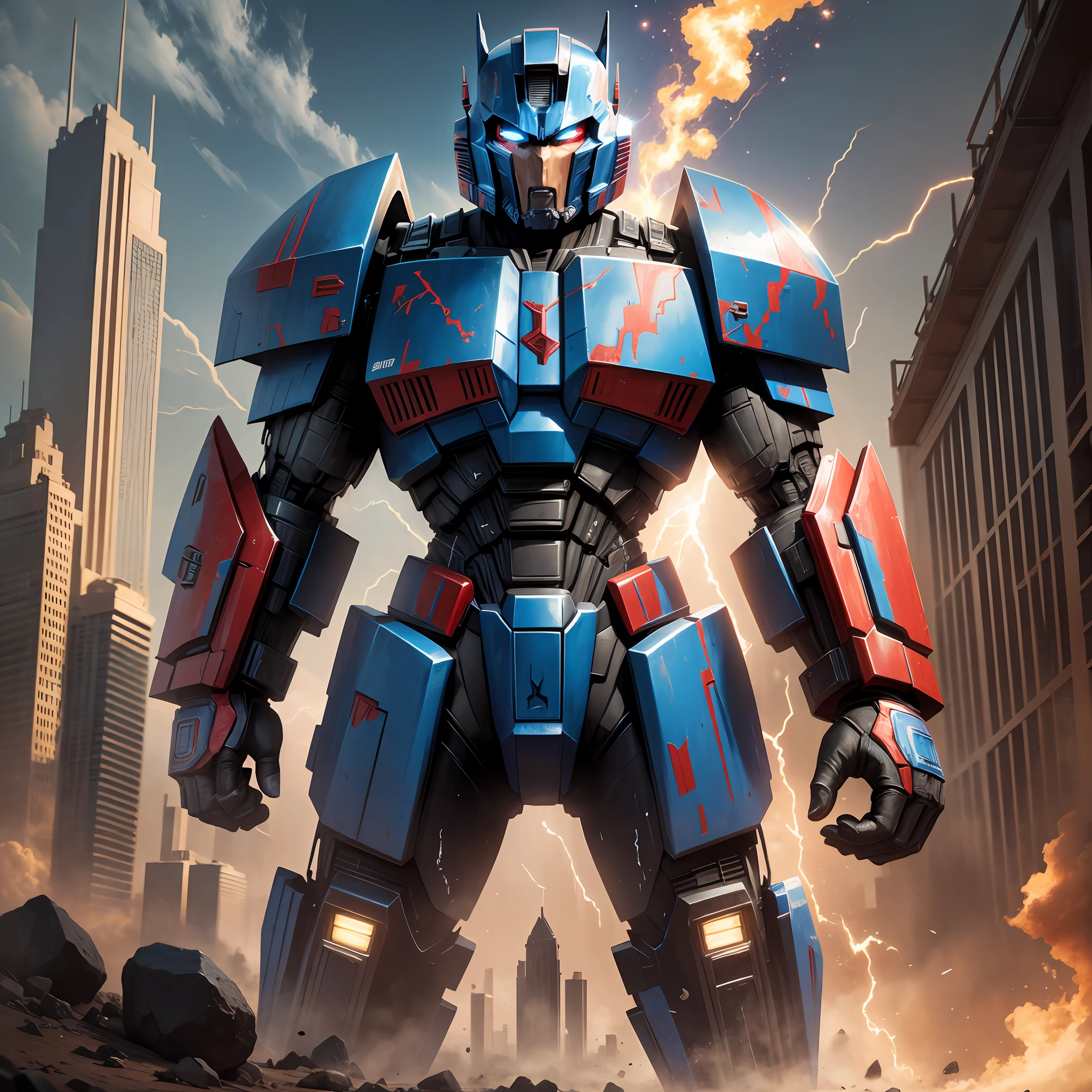 Transformers, Optimus prime, filme, dark vibrations, noite, olhar maligno, lutador, guerreiro, --auto --s2