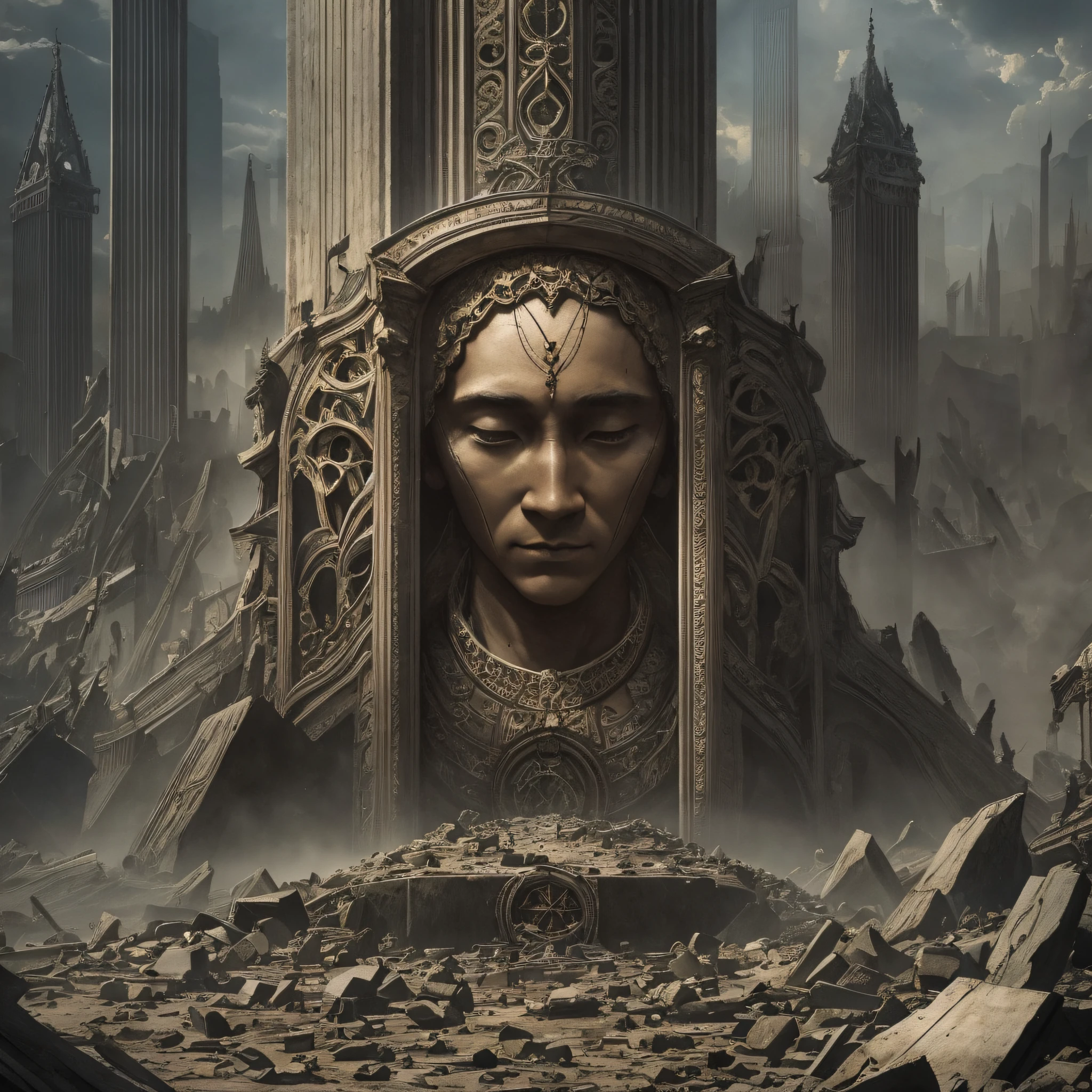 in the beginning everything was in darkness, multitude of people in darkness, suffering, abyss, souls were deserted and empty, lost people --auto --s2