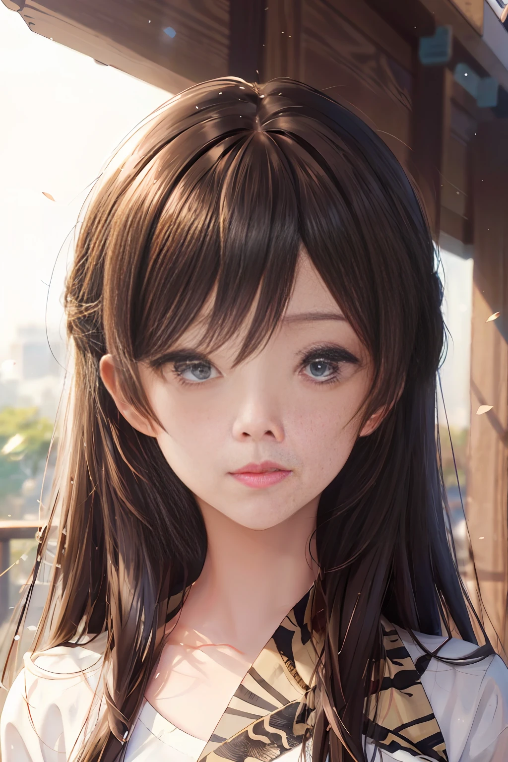 anime girl with long hair and blue eyes in a white shirt, anime moe artstyle, anime style 4 k, extremely cute anime girl face, anime visual of a cute girl, beautiful anime portrait, cute anime girl portraits, cute natural anime face, painted in anime painter studio, pretty anime face, realistic young anime girl, cute anime girl portrait, detailed portrait of anime girl, BEST quality, very detailed hair, fine hair, real hair, high detail, masterpiece, best quality, very detailed eyes, beautiful eyes, round pupils, shining eyes, real eyes, eyes are not empty, eyes are colorless, colorful eyes, high detail, masterpiece, best quality, smooth skin, glowing skin, white skin, very detailed skin, real skin, high detail, masterpiece, best quality, very detailed face, glowing face, round head, perfect face, beautiful face, japanese face,  innocent face, face natural, smiling, real face, high detail, masterpiece, best quality, very detailed lips, beautiful lips, glowing lips, lip shape detail, high detail, masterpiece, best quality image, best quality image, not blurry image, highly detailed image, image high resolution, high detail, masterpiece, best quality, very detailed and environment, very detailed and real background, high detail, masterpiece, best quality very detailed light, real light, high detail, masterpiece, high quality picture, beautiful girl, teen, young, ************, girl and image masterpiece