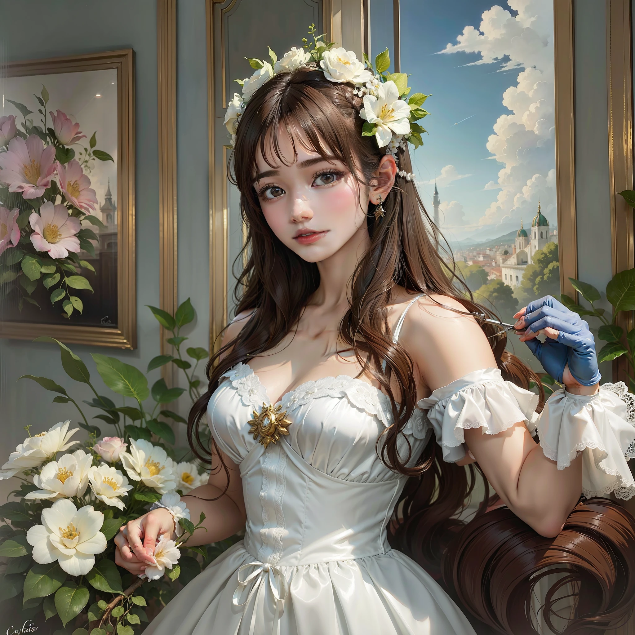 (pintura de Rafael) O banquete de casamento de Cupido e Psique