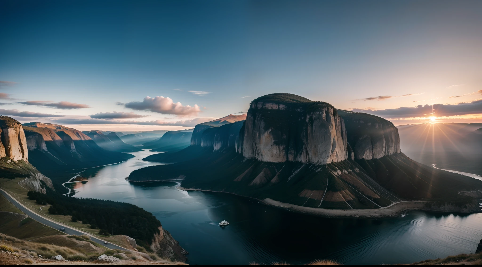 breathtaking natural landscapes and wildlife, vibrante, fotorrealista, realista, dramatic, cinematic lighting, focus sharp, 8k