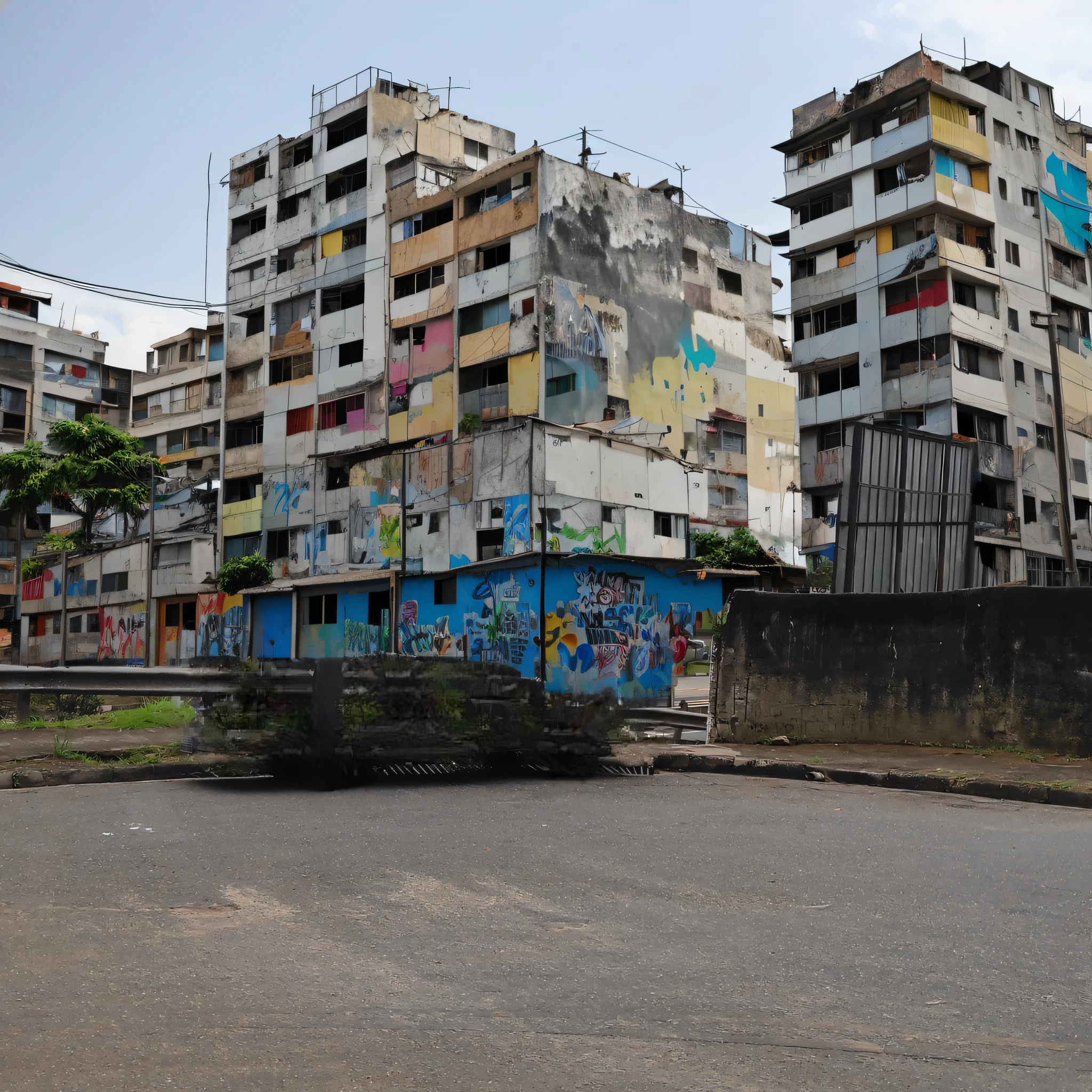 Building in the background, in sao paulo, location ( favela ), graffiti on the side of a building in a city, rundown buildings, in sao paulo, abandoned city with graffiti, graffiti on walls, grafite nas paredes, buildings covered with greebles, Sao-paulo - Paulista, sao paulo, big poor building, poor buildings, grafite na lateral, tinta de grafite, crumbling buildings, cidade + fundo do graffiti, graffitis