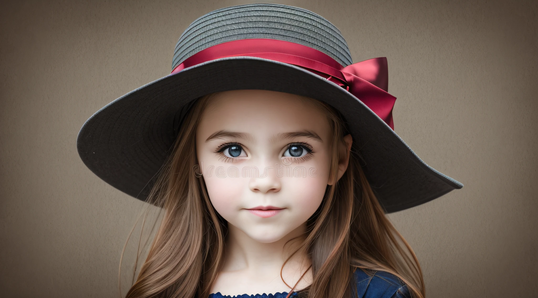 GIRLS VAMPIRE CHILDREN, RETRATO , with a hat on his head making a silly face, she is wearing a hat, woman with hat, hat covering eyes,