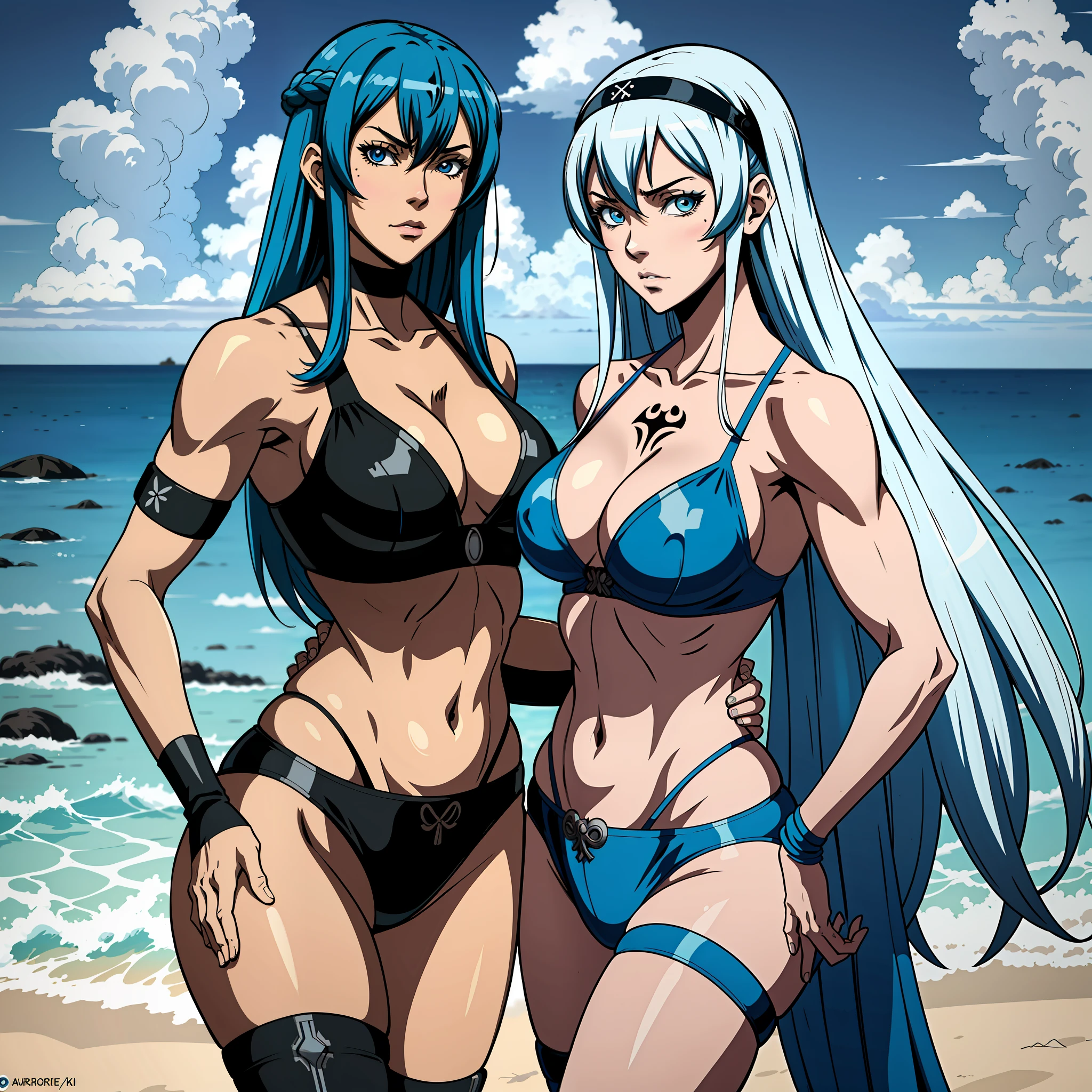 (1menina), (seios grandes), suor, realista, cabana, correntes de escravos, bikini com correntes,1girl, pele clara, arte no estilo de Yusuke Murata, garota sozinha, cabelo azul, olhos azuis, Anime girl with tattoos on arm, arte digital de anime, garota anime sexy, de anime feminino, arte de anime , muscular!, big oppai , Ilya Kuvshinov, badass anime 8 k, arte de anime, cabelo cuberpunk, roupa sexy, exercise clothes, muito atratente, sensual,