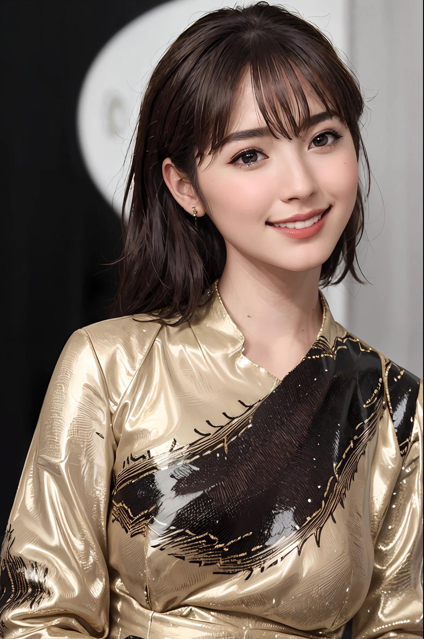 Top quality, full body, masterpiece, dark eyebrows, ultra high resolution, photorealistic, highly detailed, professional lighting smile, eagle nose, short hair