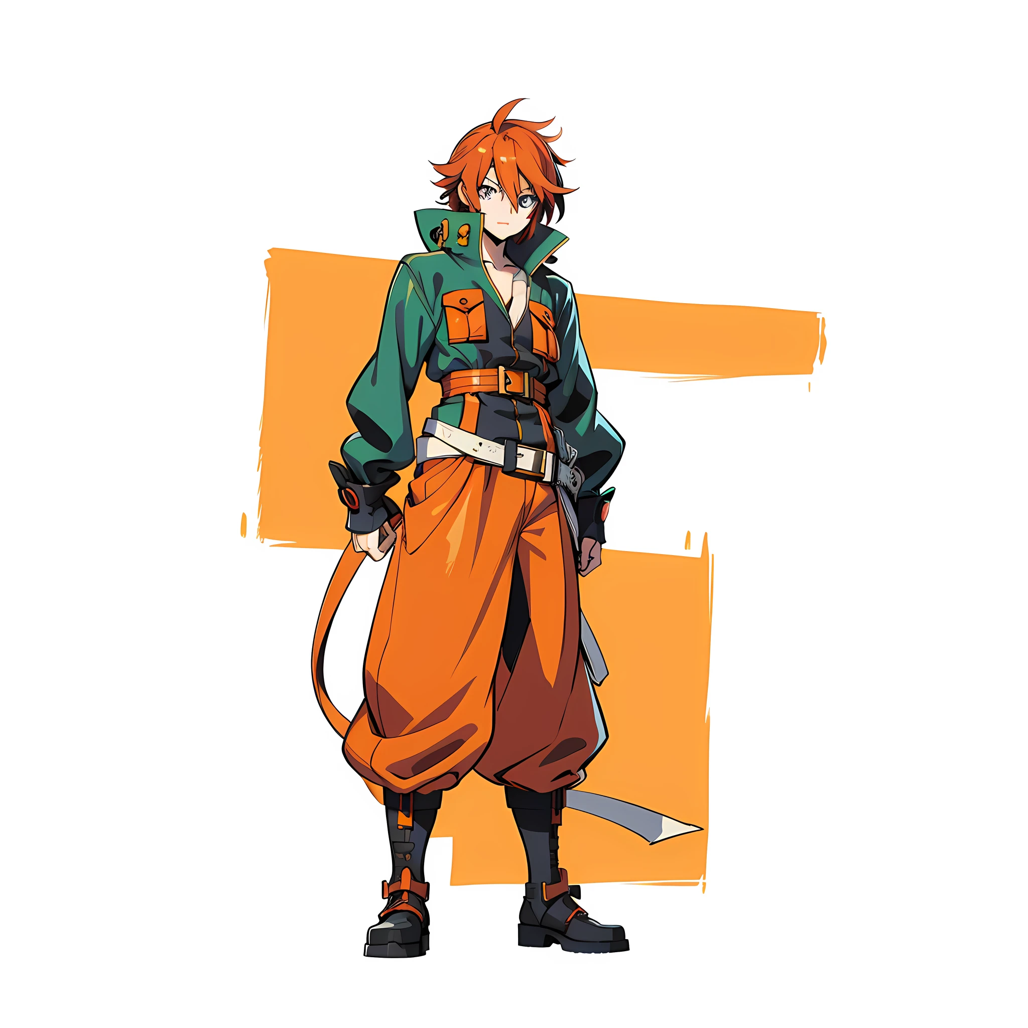 combining the Guilty Gear style with the artistic influence of Yusuke Murata, maximum details, em 4k