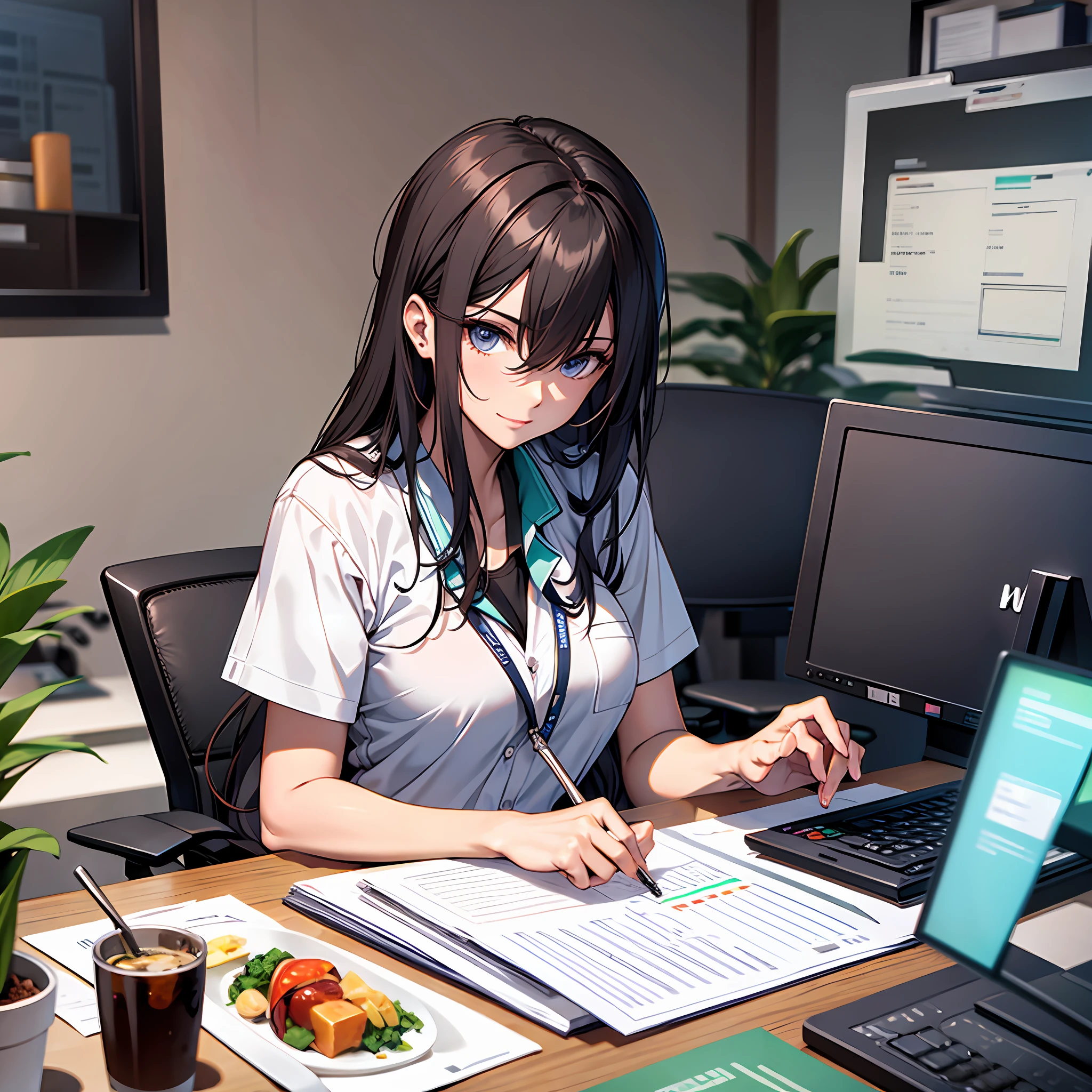 Nutritionist in an office --auto --s2