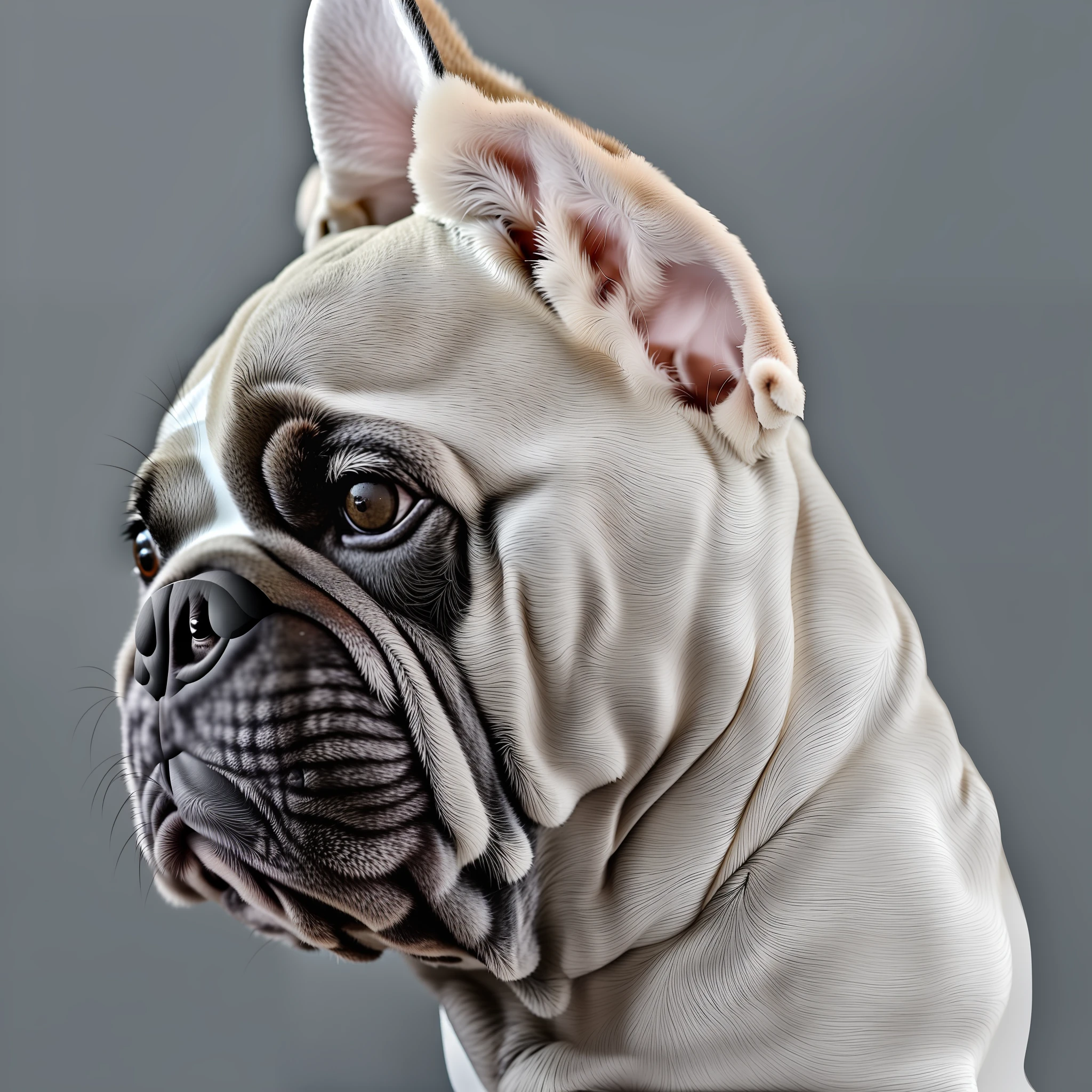 Profile photo of a French bulldog, preferably with the head turned to the side --auto --s2