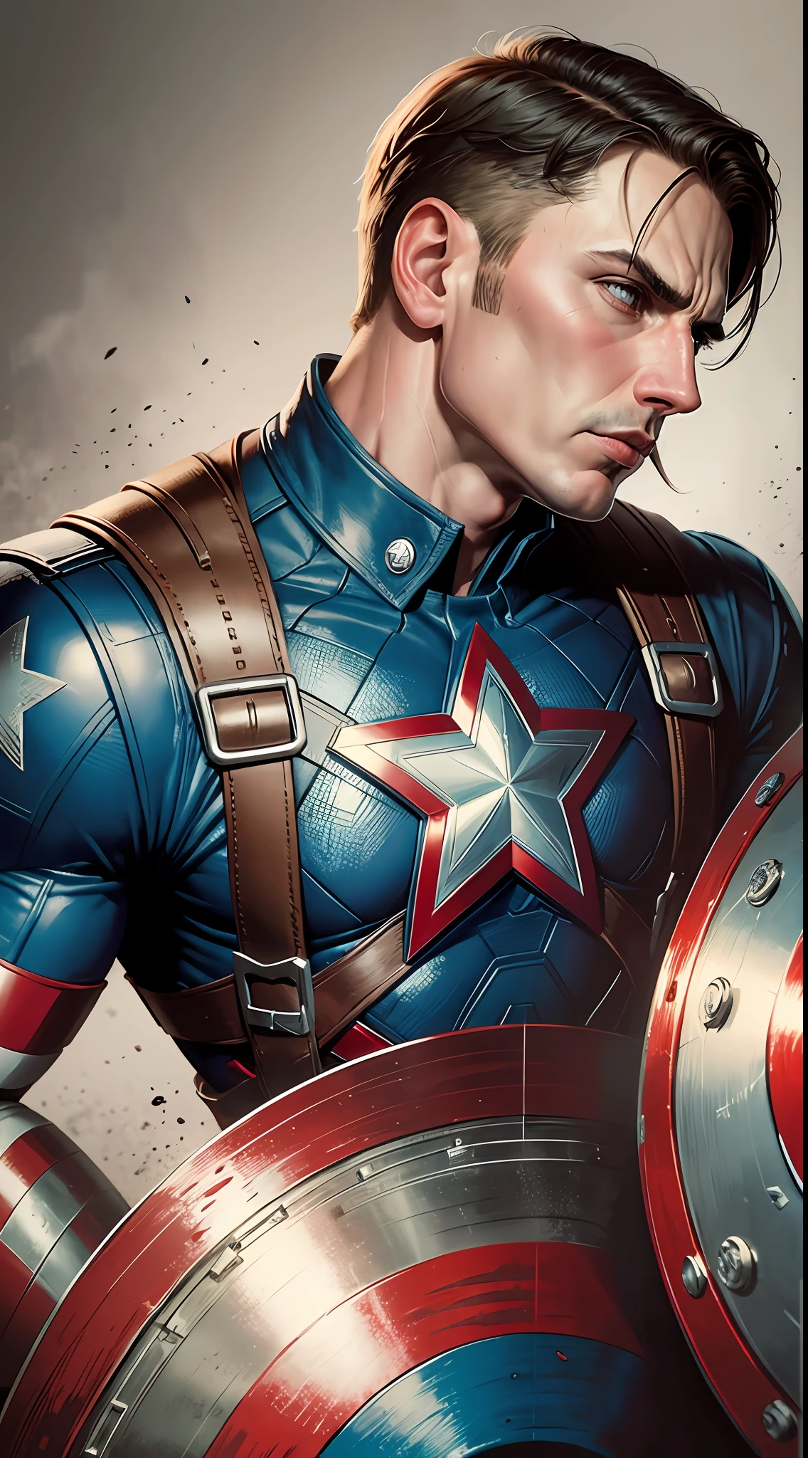 Captain America vs. hitler, nocaute, Soco do Python em hitler'rosto s, luta, hitler morrendo --auto --s2