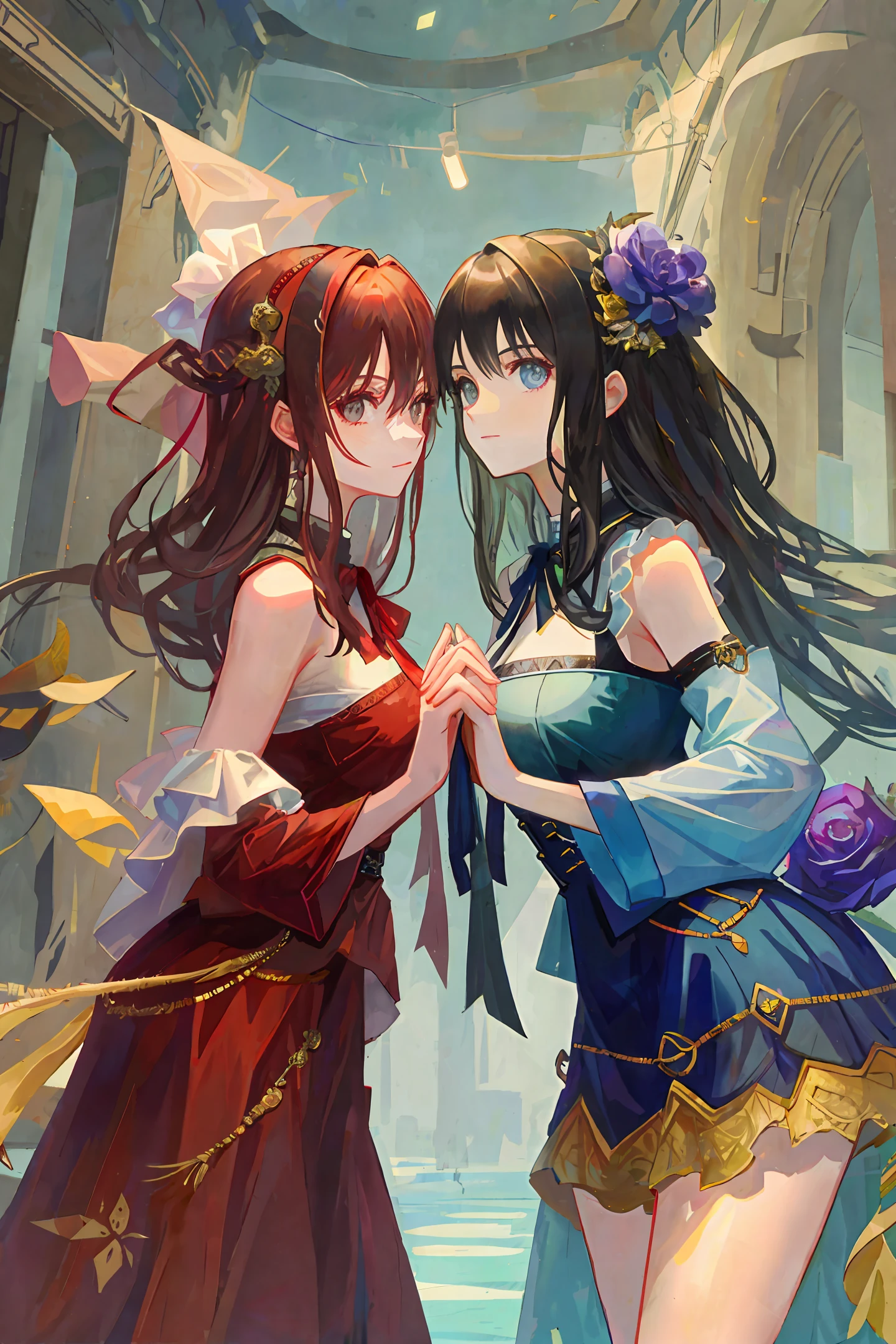 Image of two women intertwined