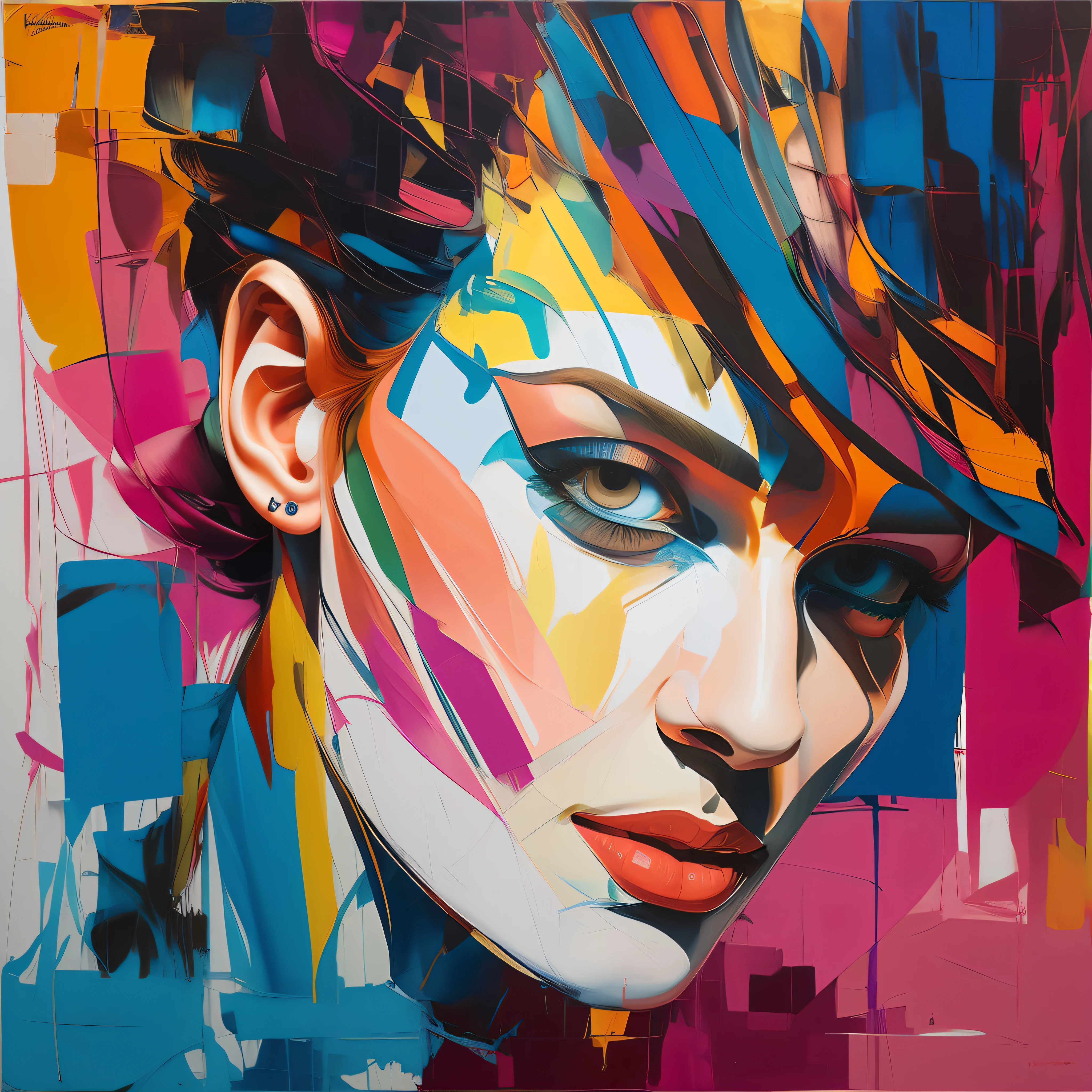 Roberto Morano @hainzgrimmer portrait painted by Francoise Nielly, classicism, human body, Francoise Nielly color choice, oil and knife, highly detailed, behance, artstation