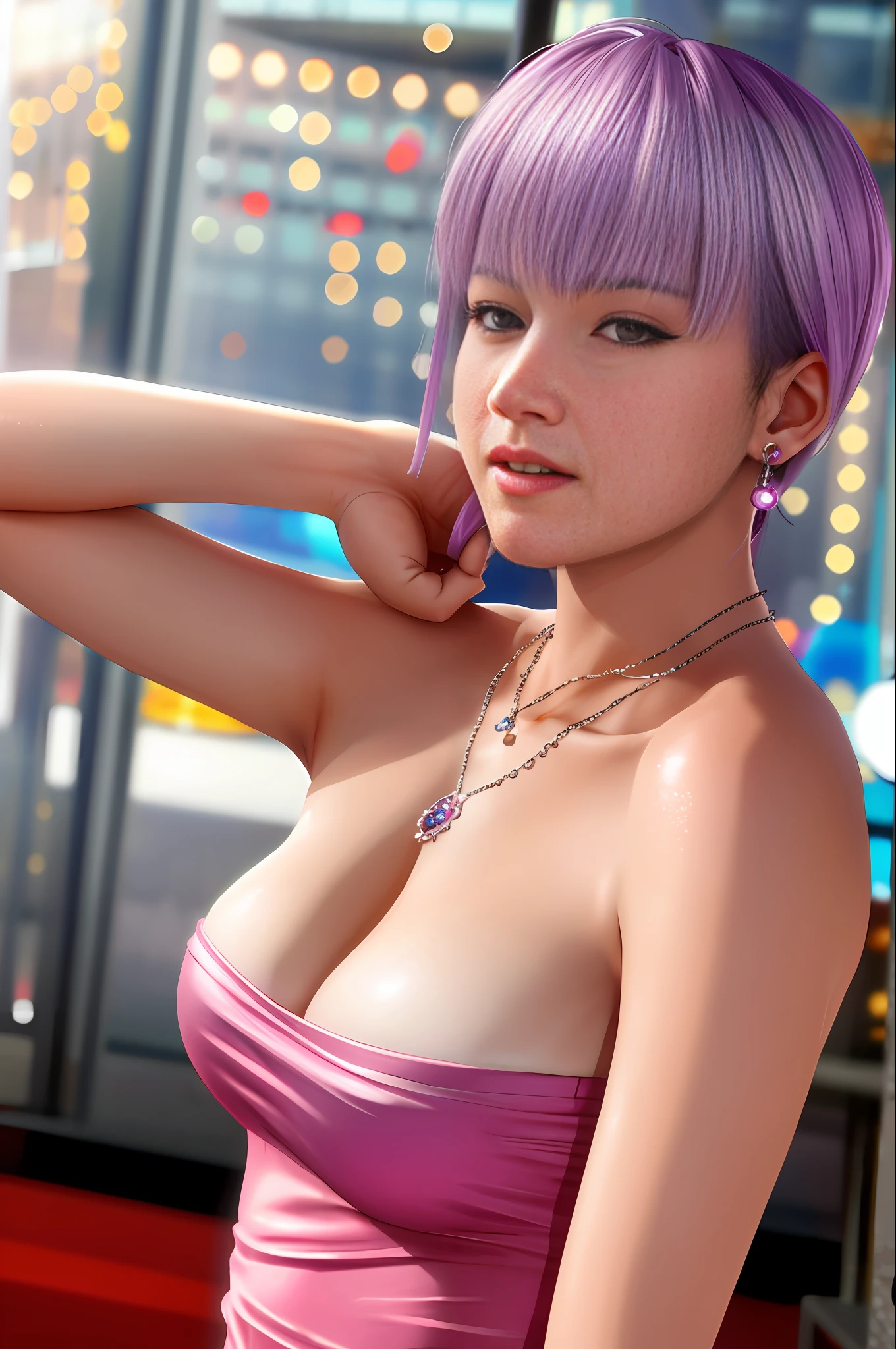 ultra realistic 8k cg, flawless, masterpiece, solo、, 1girl(Rose) , ayane, casino, rich, one piece，, necklace, Earrings