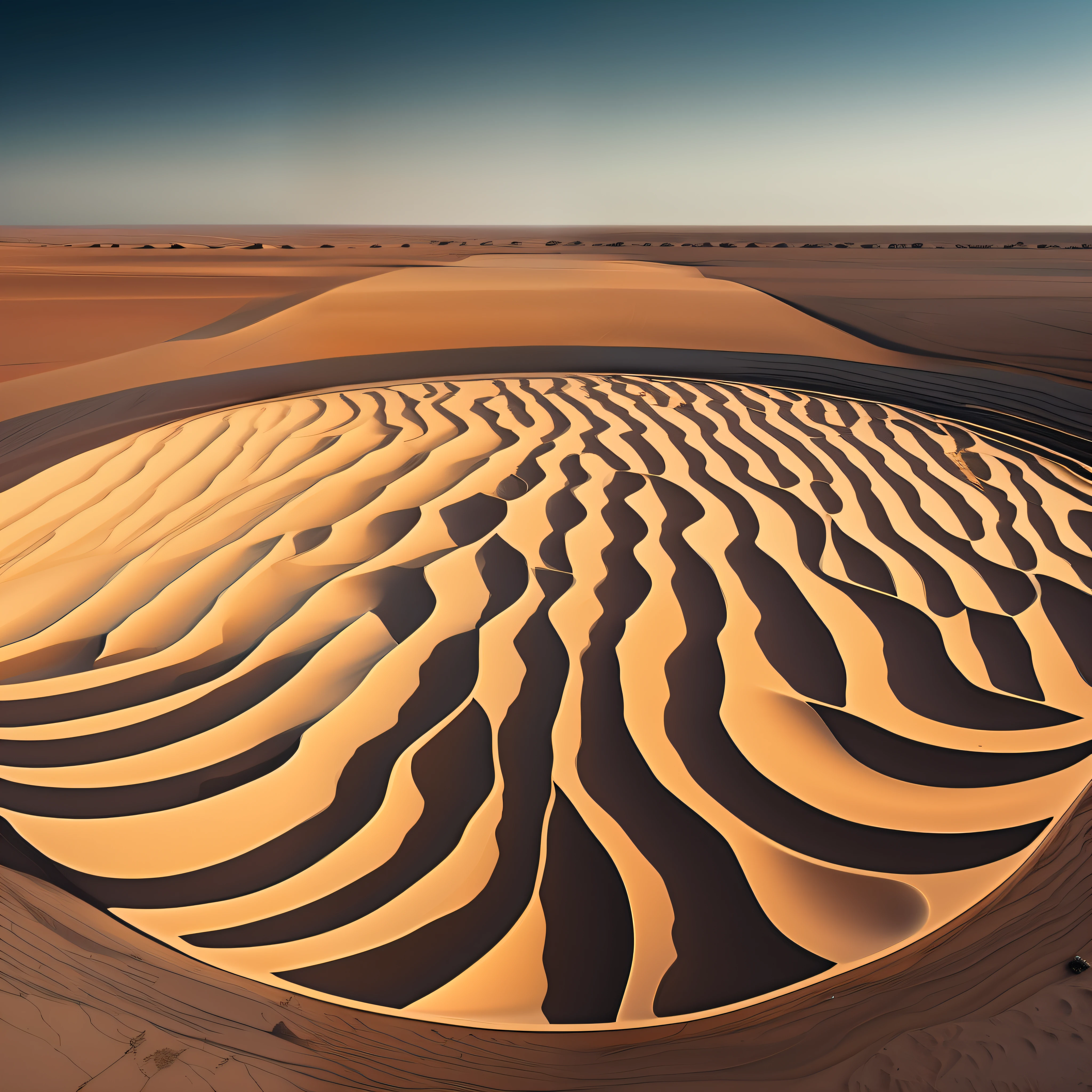 after apocalypse scenery symmetry in golden ratio