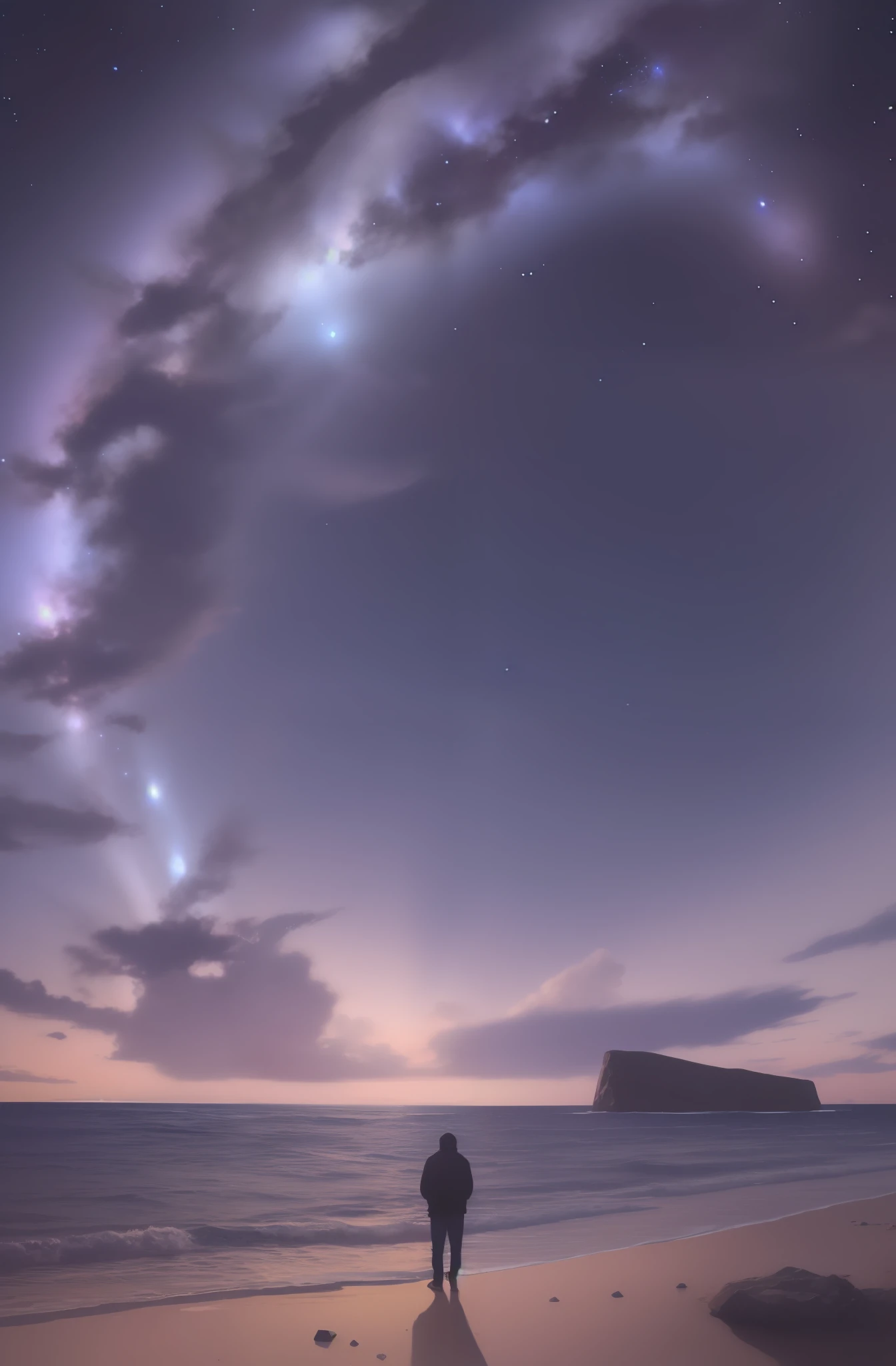 Starry Sky,The universe,meteors,
