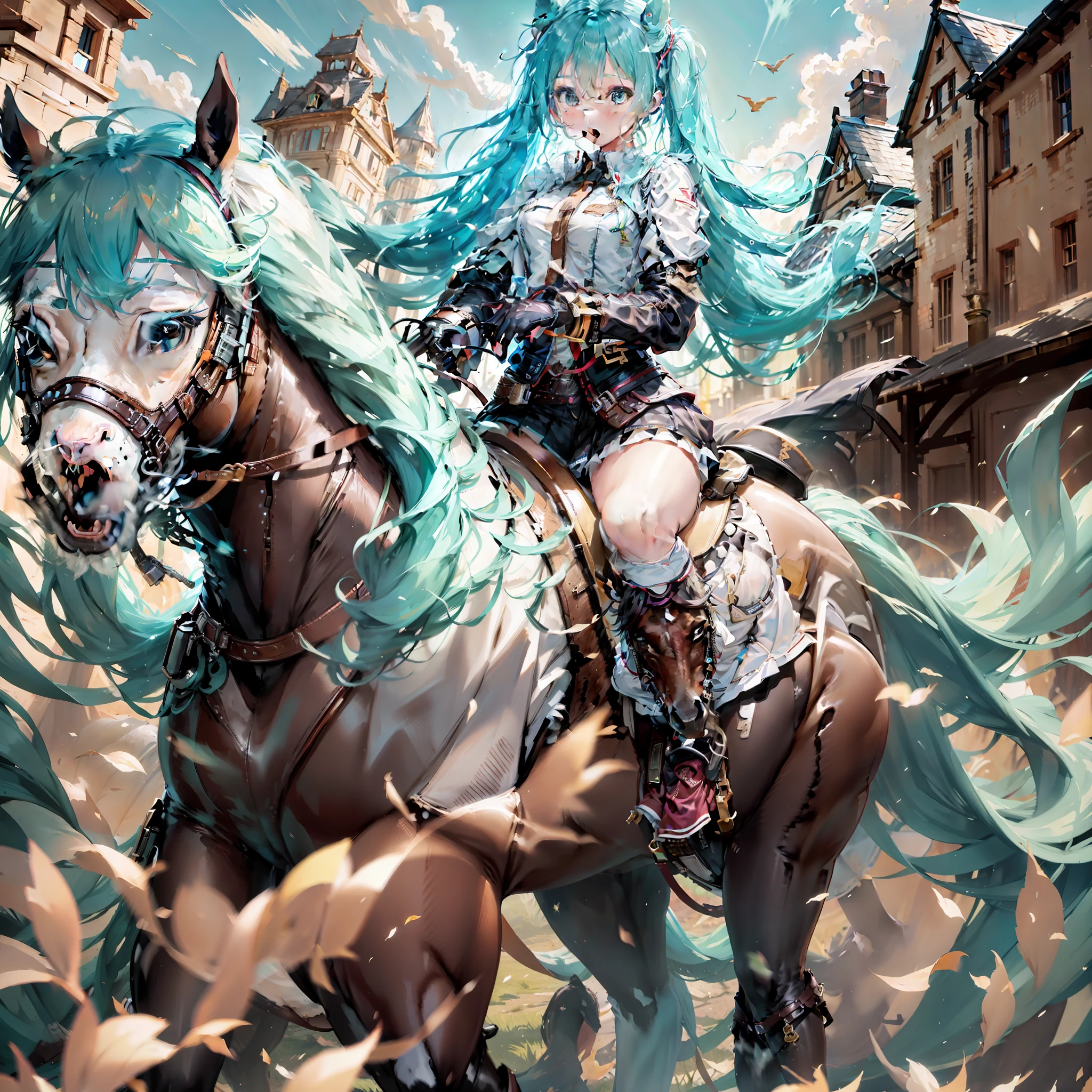 riding horse