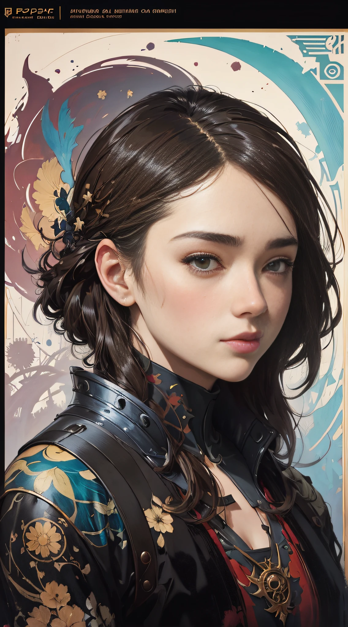 (Girl painting: 1.3) of (ultra-detailed: 1.3), (warmth: 1.3), best quality, masterpiece, highly detailed, ultra-detailed, 1girl, [Emma Watson: Zhou Ziyu: 0.2],, unreal engin 5 , octane render,(2D:1.2), limited palette flat color,, digital painting, artstation, concept art, smooth, sharp focus,art by ross tran and greg rutkowski and alphonse Mucha and Bak Karol,,(oil painting:1.16) ,(acrylic Pigment:1.16),(Color:1.16),(Watercolor:1.16),, by (nvinkpunk:1.0),(kuvshinov:1.0),(dreamlikeart:1.0),(samdoesart:1.0),(modelshoot style: 1.0), (Artist Koho Shoda: 1.3), (Artist Mike Mignola: 1.3), (Artist Joop Polder: 1.3), (Classic Art: 1.3), (Industrial Art: 1.3), (Solar Punk Art: 1.3)