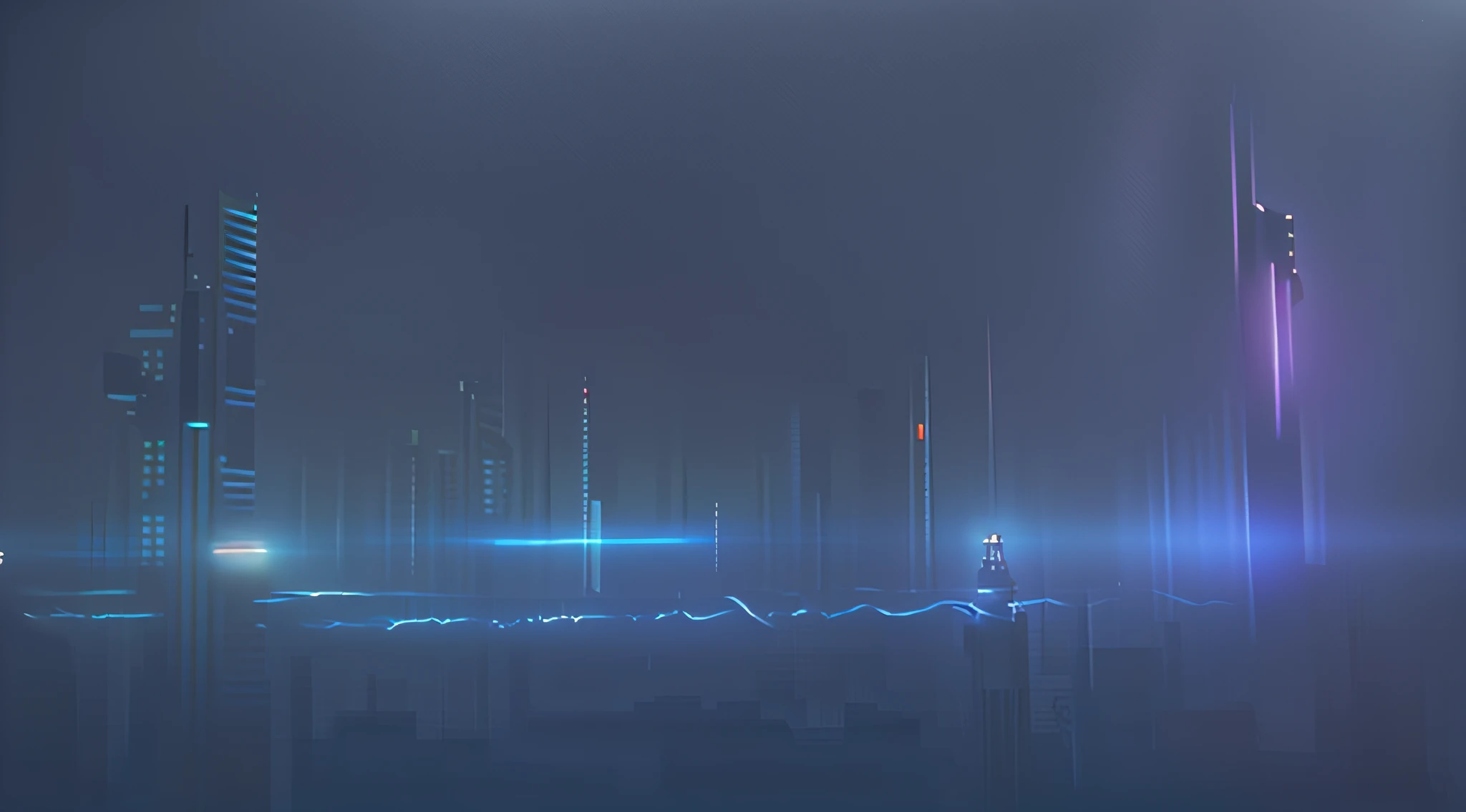 Walking through a Blade Runner 2049 style cyberpunk city