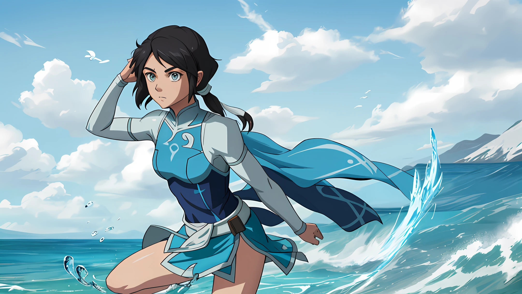 Korra of avatar bending water