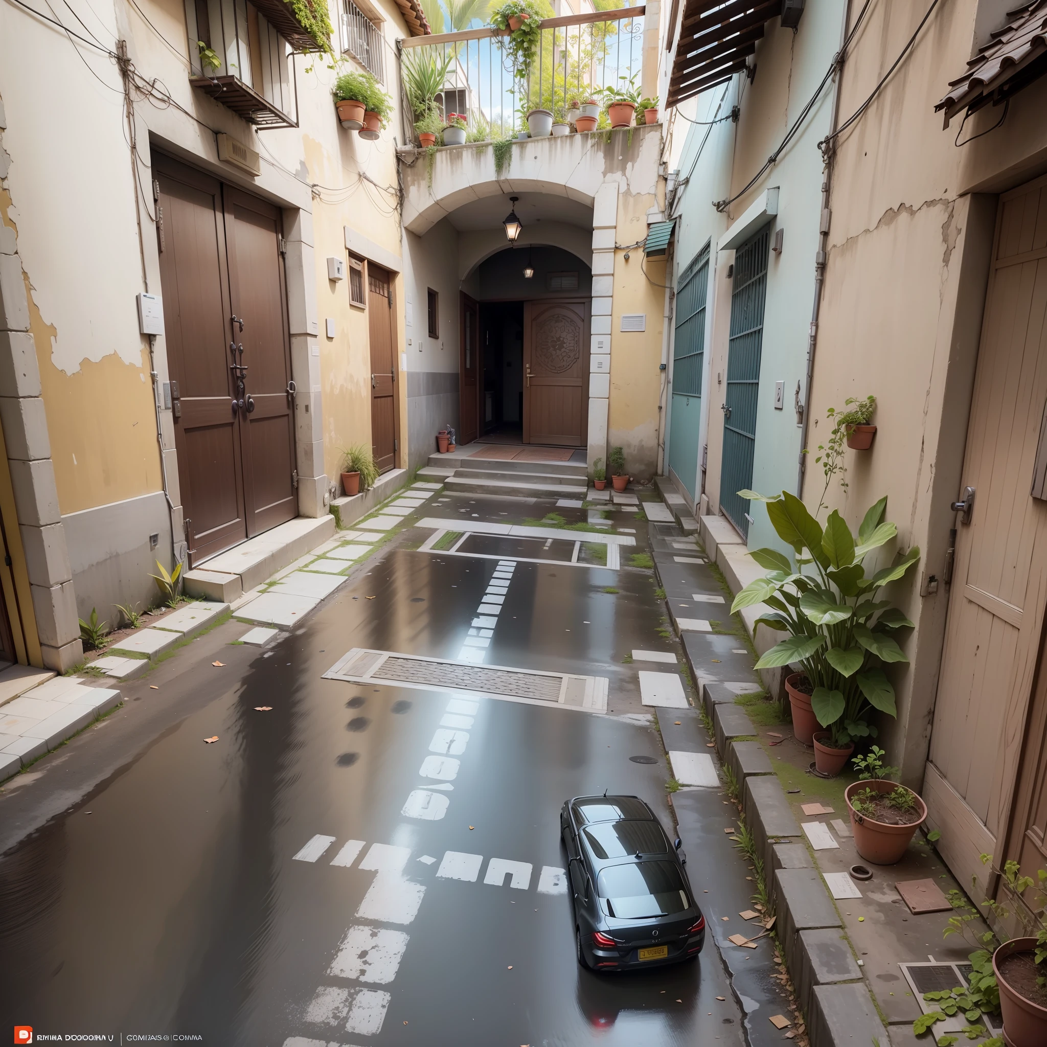 Curiosa, Ana decidiu investigar a casa mal-assombrada. Alta qualidade de imagem --auto --s2