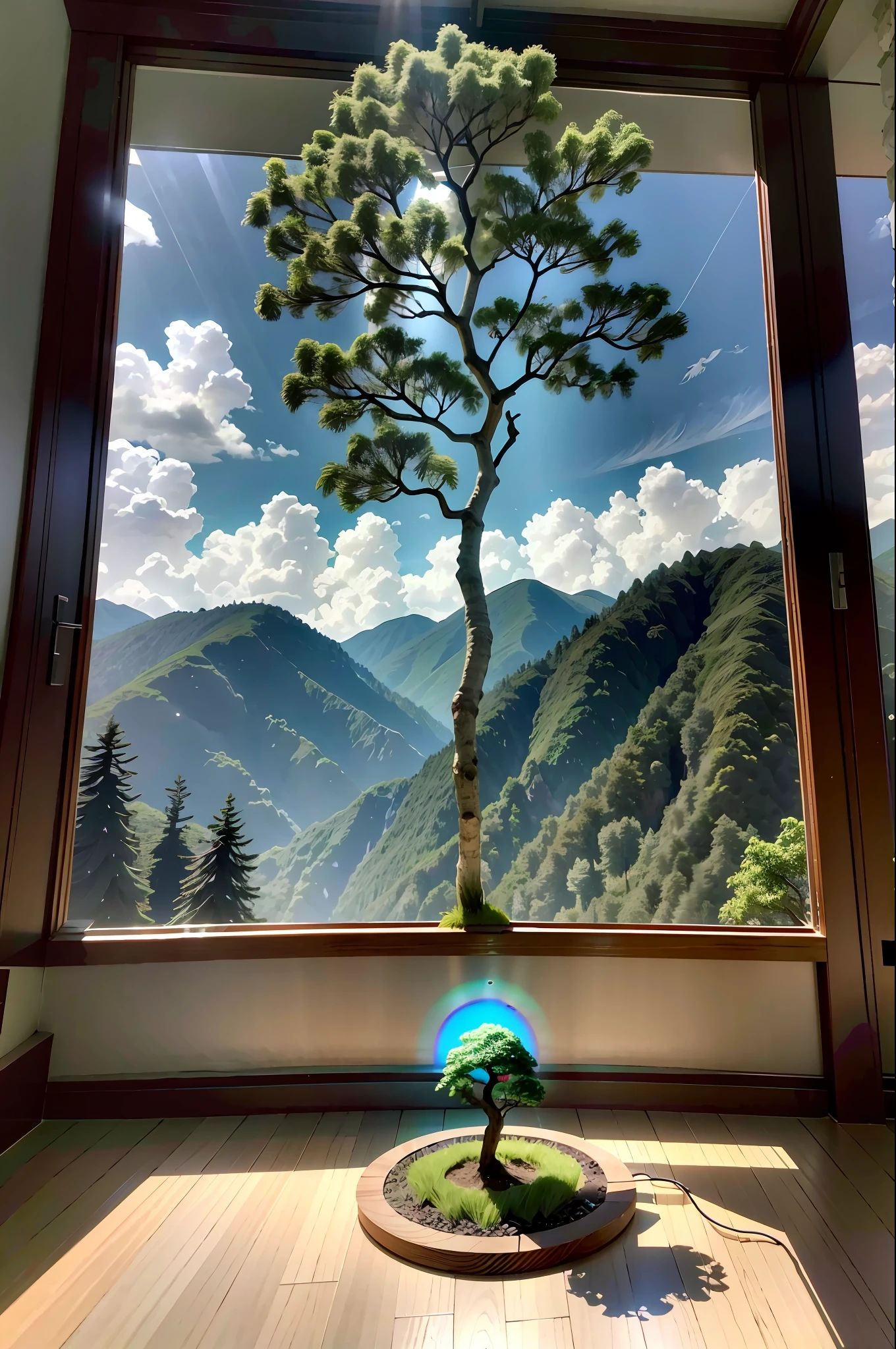 there is a light bulb with a tree inside of it, energia verde, fotografia, luz ambiental, photo art, Tecnologia Verde, em diorama floresta pitoresca, ambiente natural, foto de uma bela, retrato ambiental, tree of life inside the ball, arte ambiental, arte conceitual ambiental, desenho de meio ambiente, artistic photo, Meio Ambiente da Natureza, contra fundo escuro