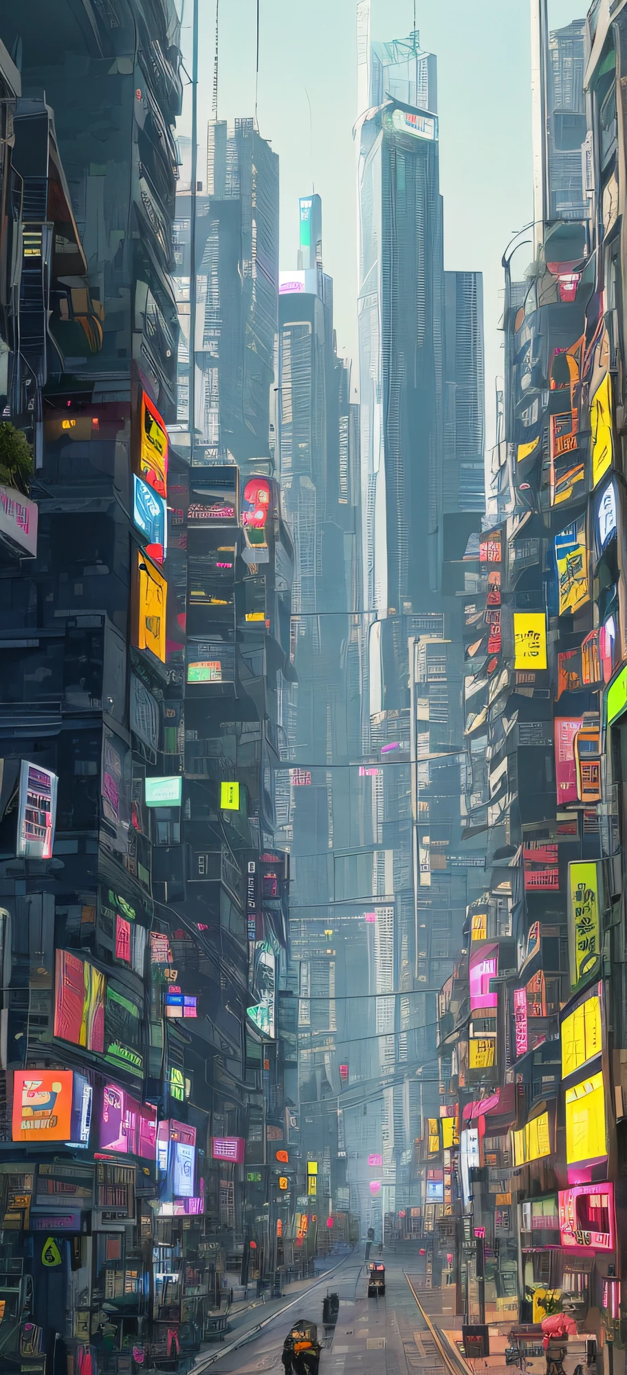 cyberpunk city
