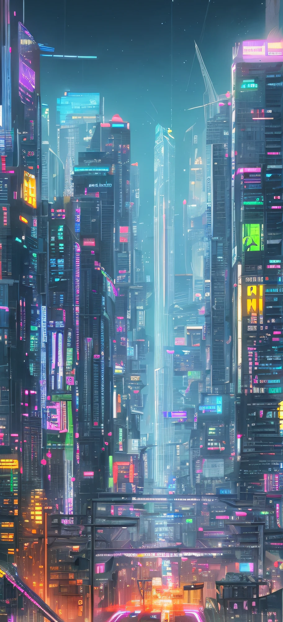 cyberpunk city