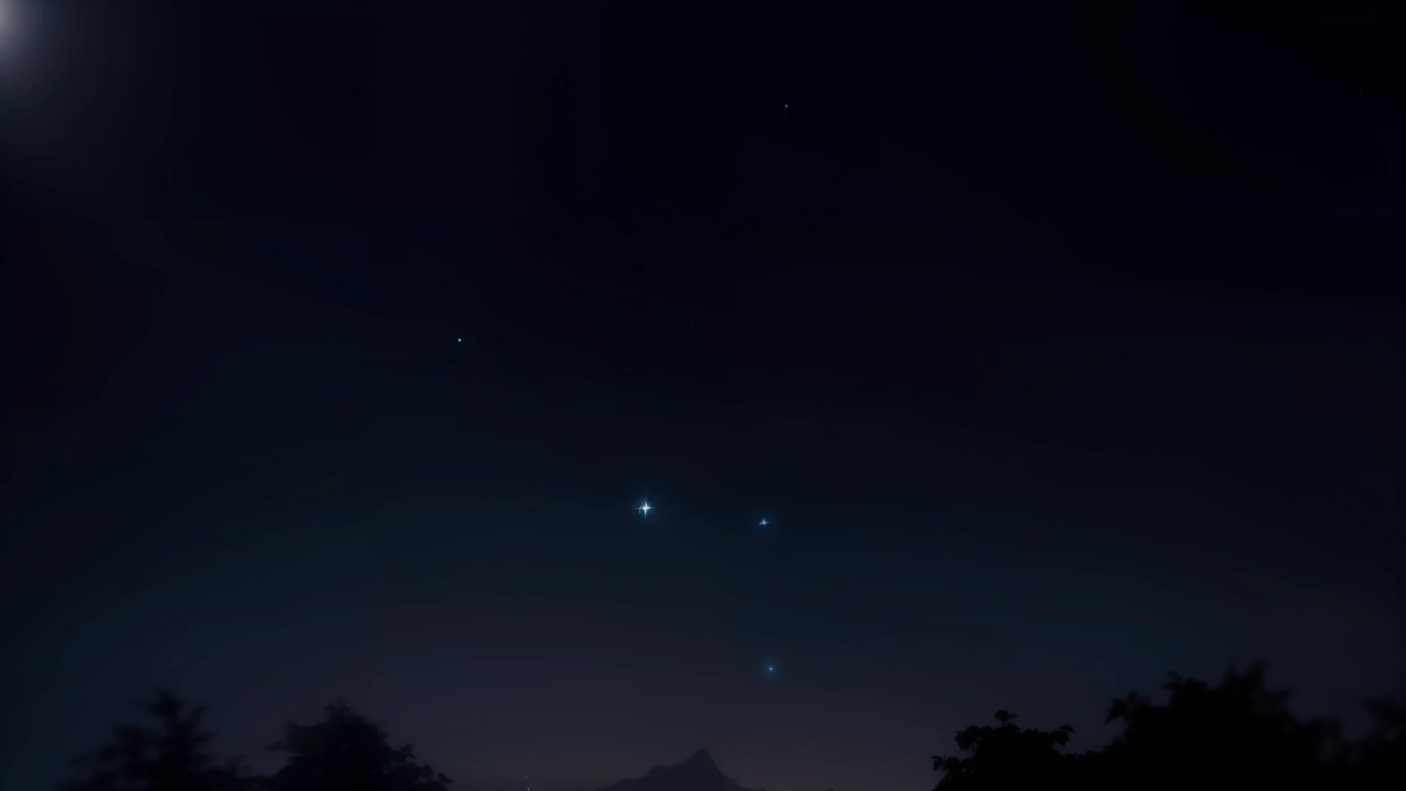 crie uma arte abstrata de um ceu estrelado --auto --s2