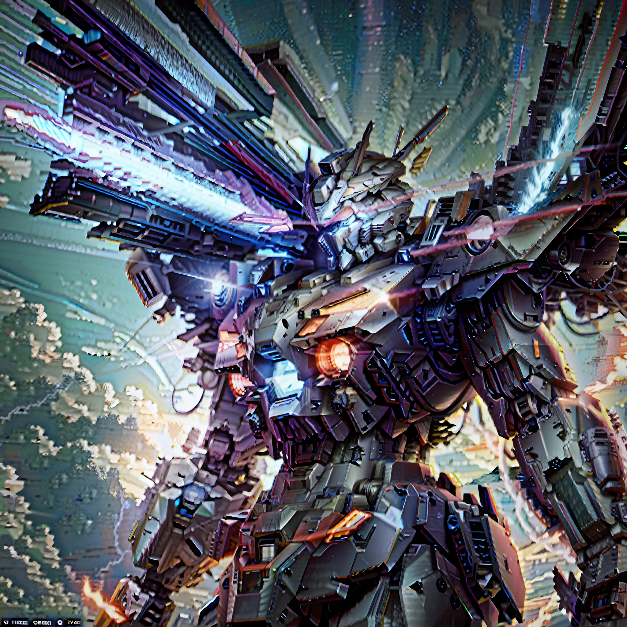 (Lightning mech, 4K HD digital artwork, giant mech, Cool mecha style AND anime mecha and modern sci-fi society AND beautiful CG animation AND armored core type mecha),(Alexander Fira Mecha AND digital concept art),(HD Details AND Mecha Warrior AND great angles)