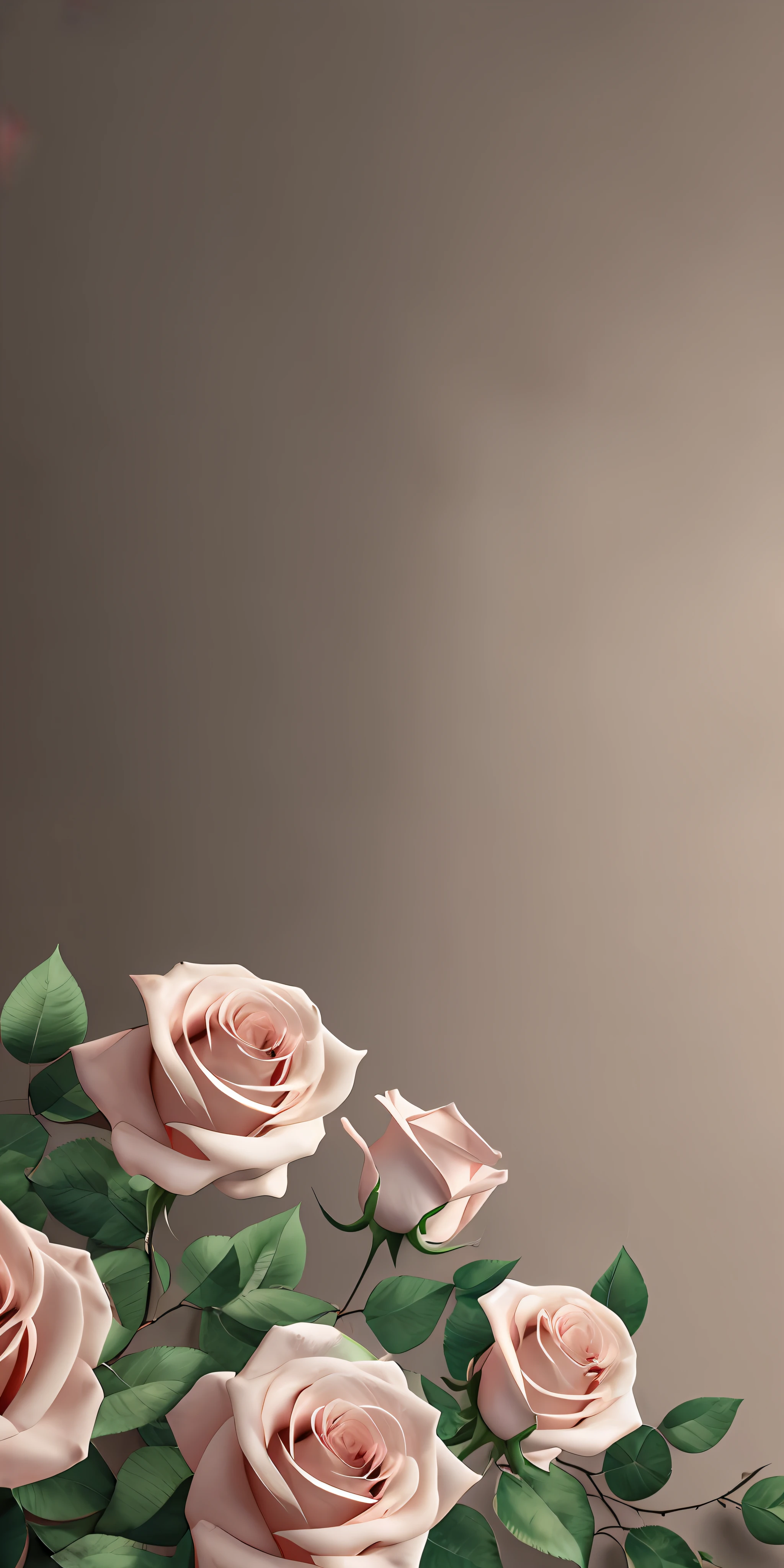 Simple pattern，Roses，flat，Sense of premium，composition --auto --s2