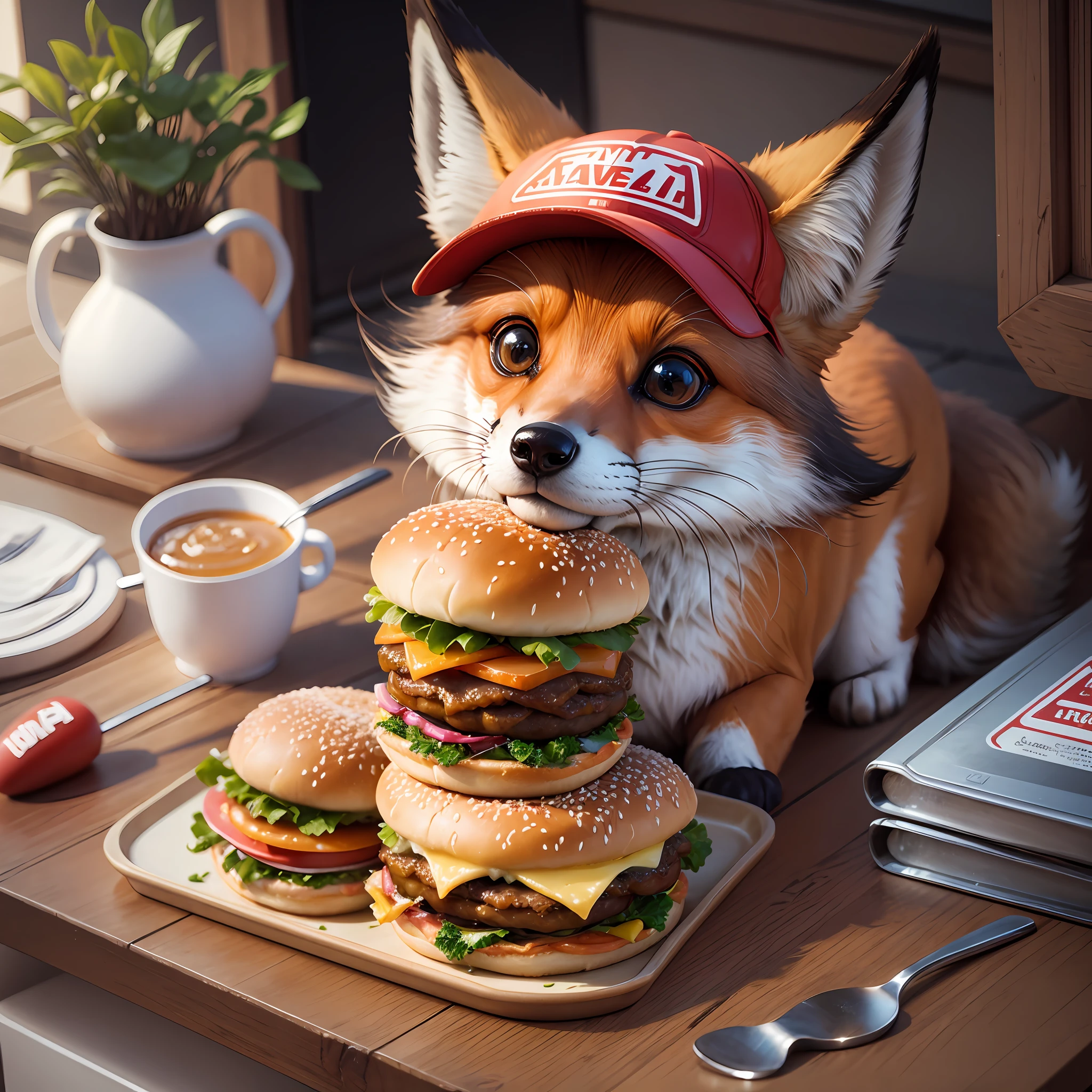 fox、hamburger --auto --s2
