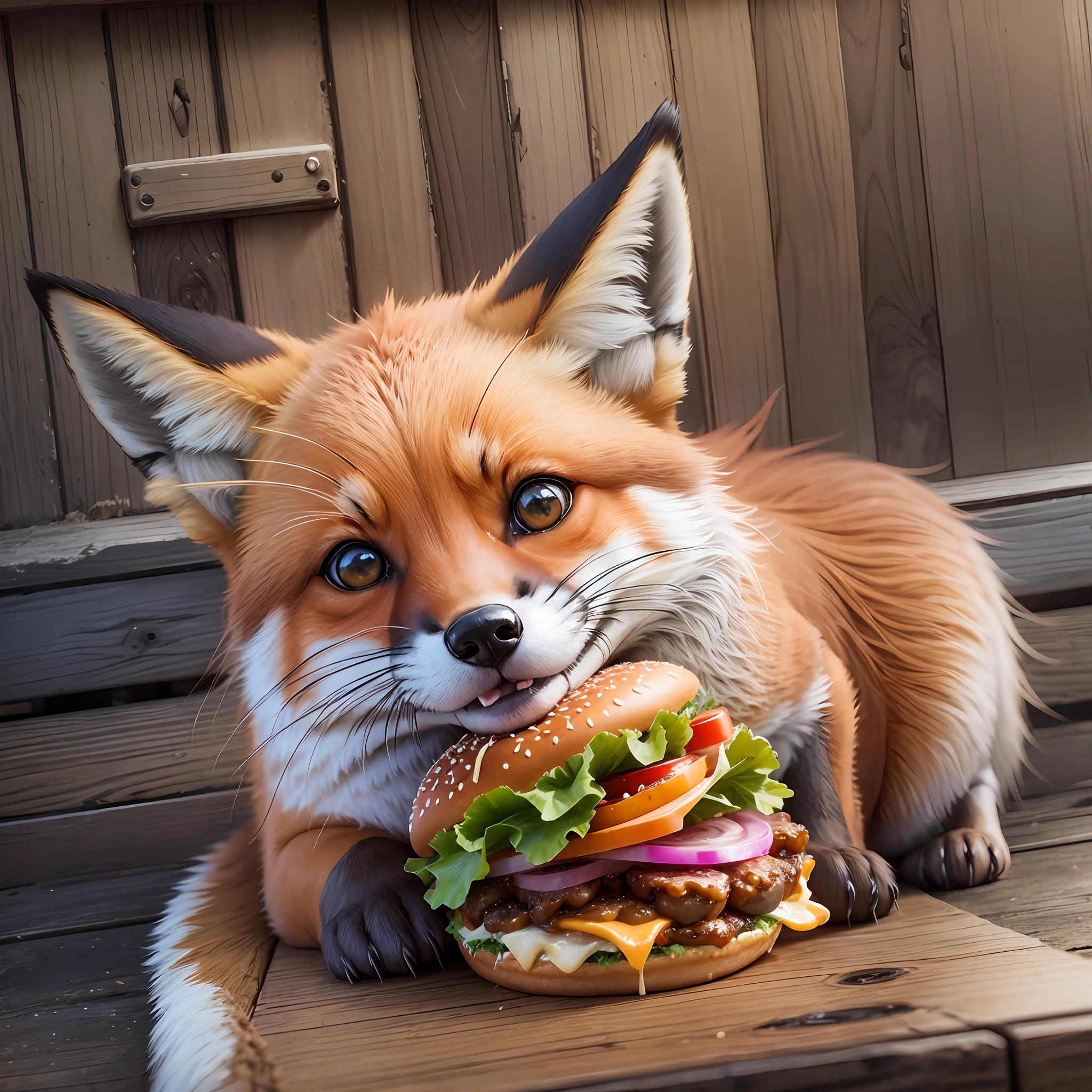fox、hamburger --auto --s2