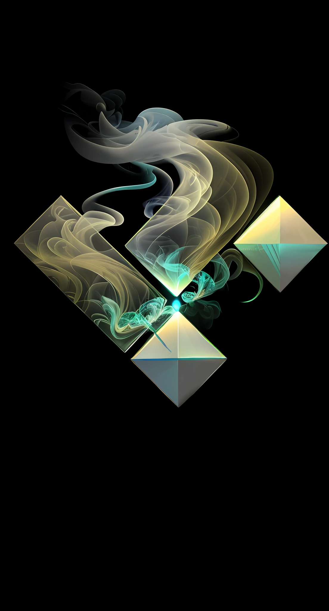 Ultra hd, ultra 8k, blue and gray background smoke, ultra detalhado, ultra foco, refletir reflexo, estilo 3d, fundo verde mesclado com dourado