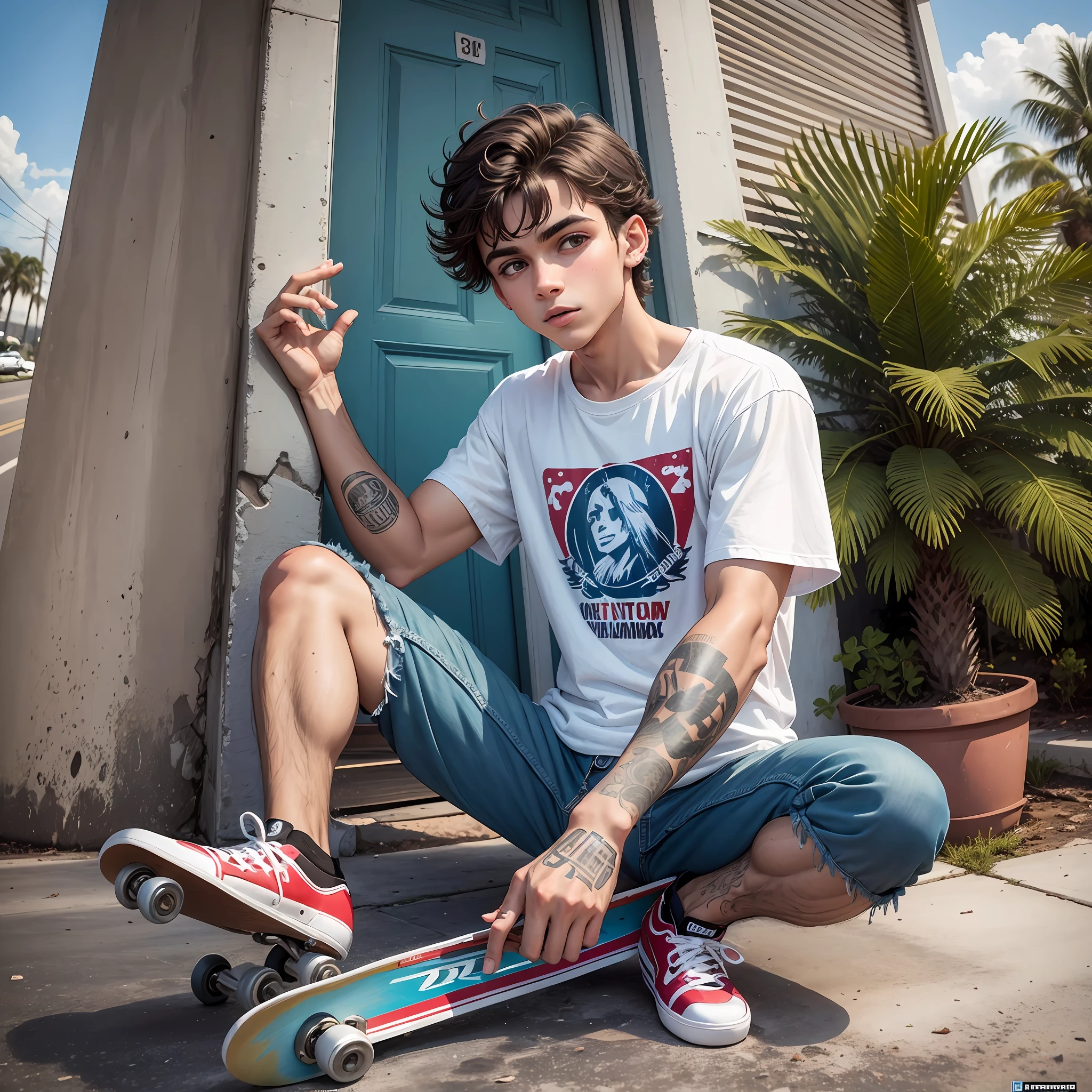 Havia um jovem chamado Paul, que morava em Tampa, in Florida, e era completamente apaixonado por skate. --auto --s2