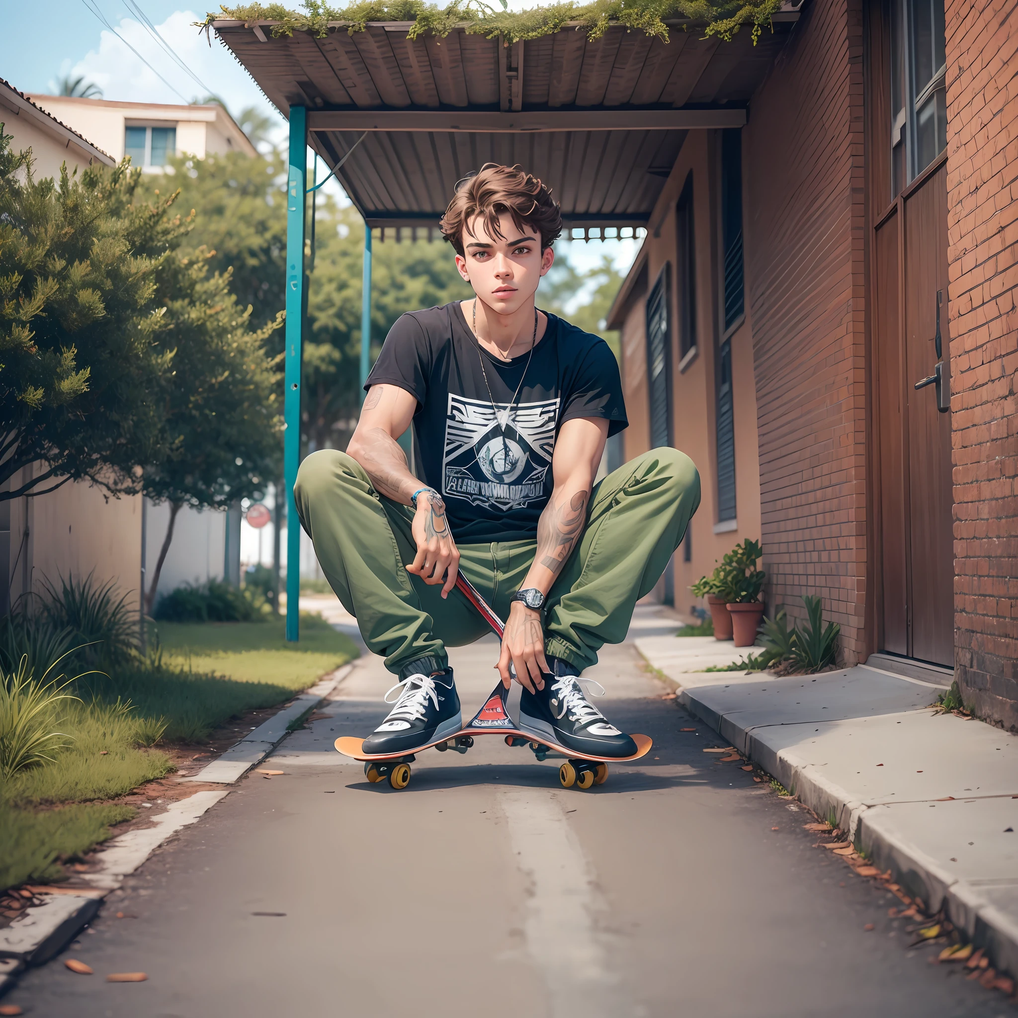 Havia um jovem chamado Paul, que morava em Tampa, in Florida, e era completamente apaixonado por skate. --auto --s2