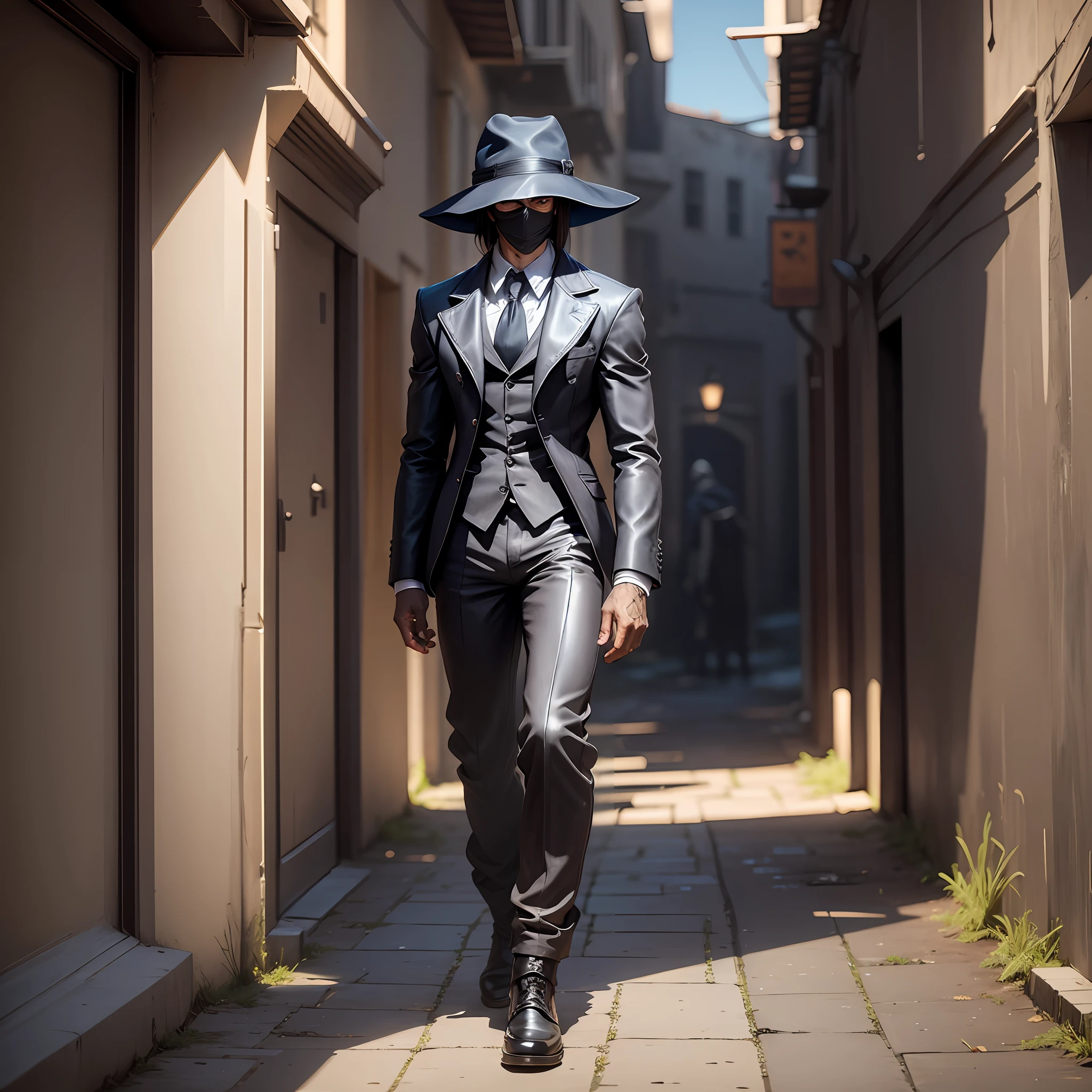 The figure in the shadows is a mysterious stranger who has been following you for days. You finally confront them in a dark alley and are shocked by what you discover. --auto --s2