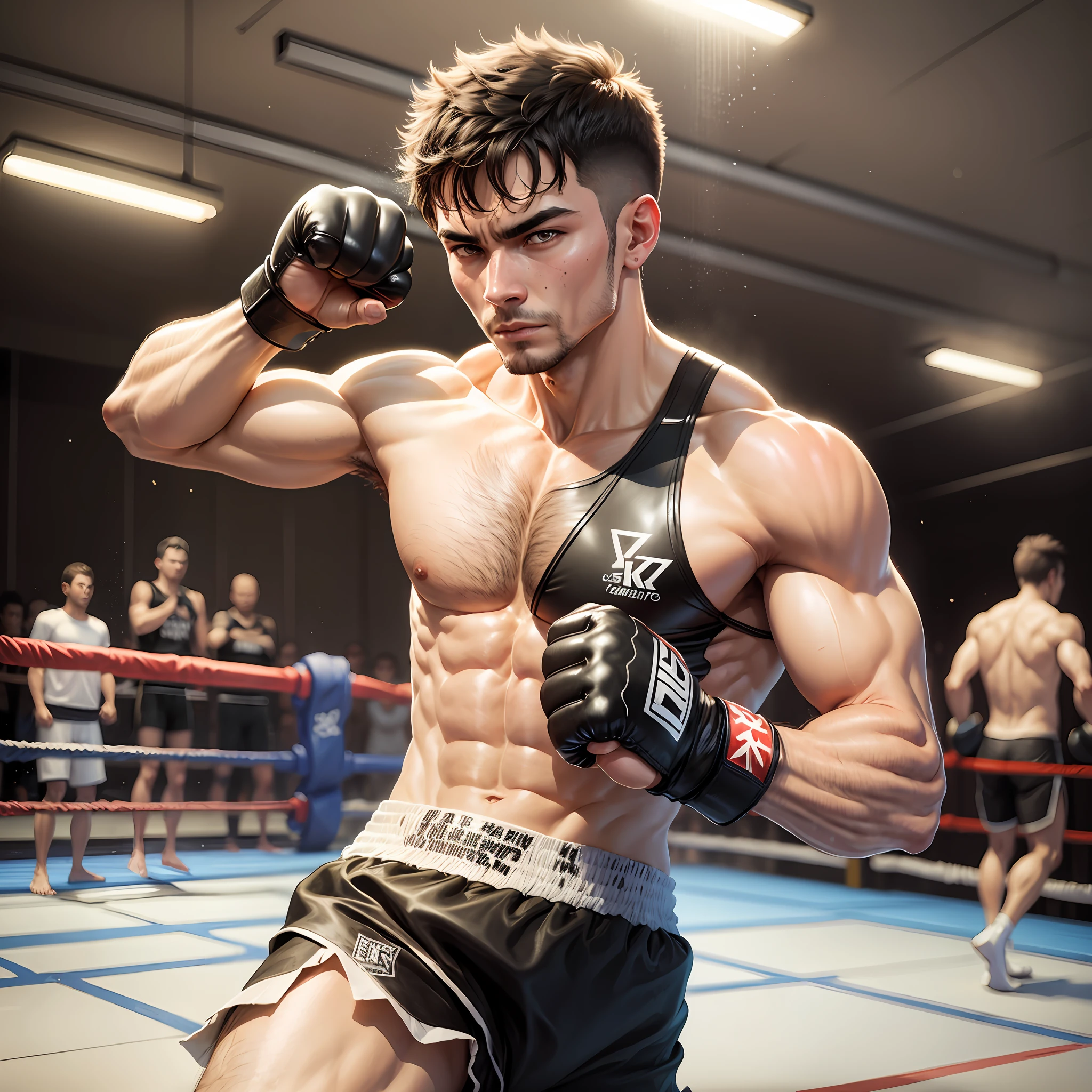 Cool guy doing kickboxing --auto --s2