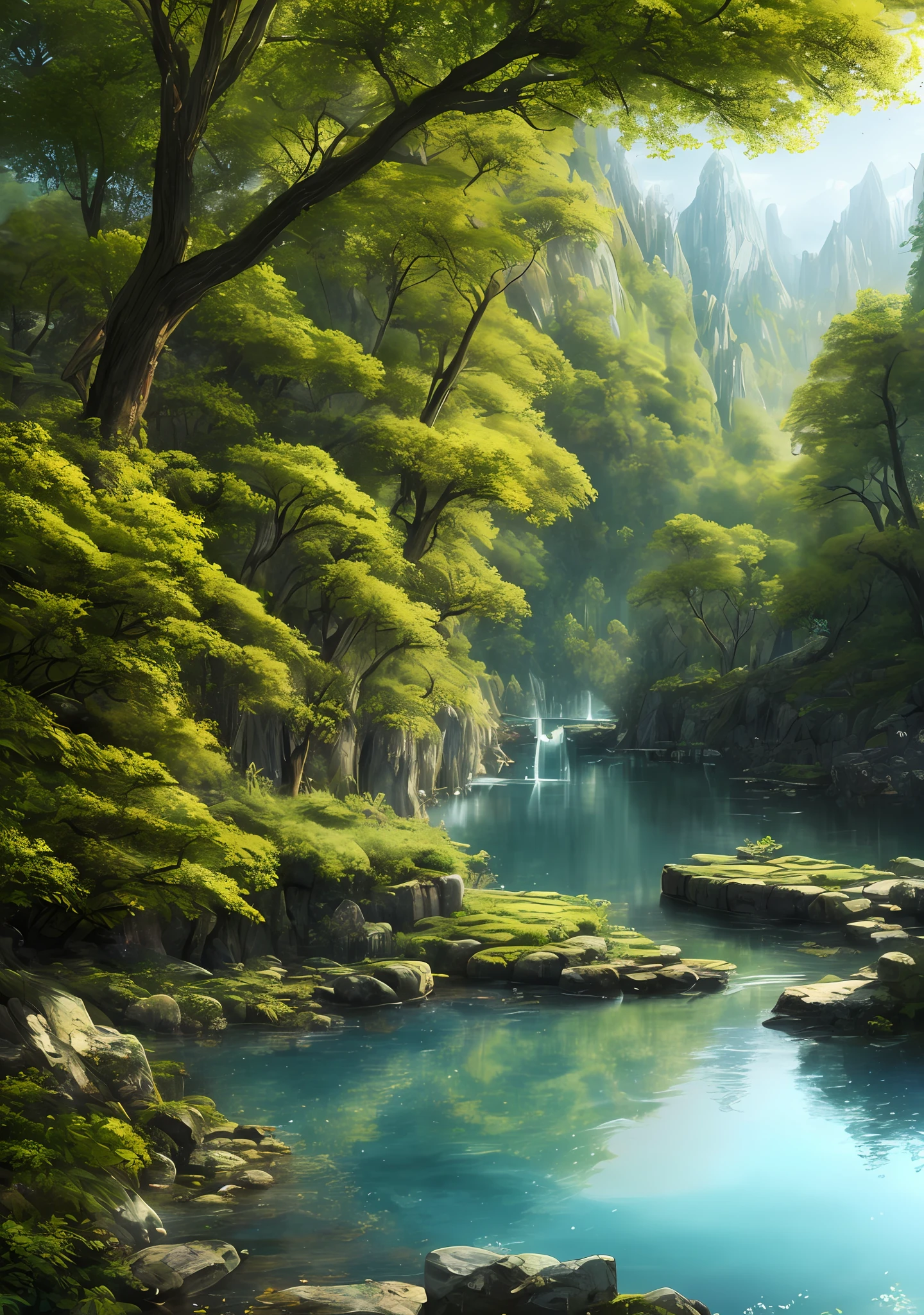 masterpiece, best quality, high quality,extremely detailed CG unity 8k wallpaper, An enchanting and dreamy scene of  a sailing boat in fantasy forest, with towering trees, hidden fairy glens, creating a sense of mystique and enchantment, artstation, intricate, trending, award winning photography, Bokeh, Depth of Field, HDR, bloom, Chromatic Aberration ,Photorealistic,extremely detailed, trending on artstation, trending on CGsociety, Intricate, High Detail, dramatic, art by midjourney