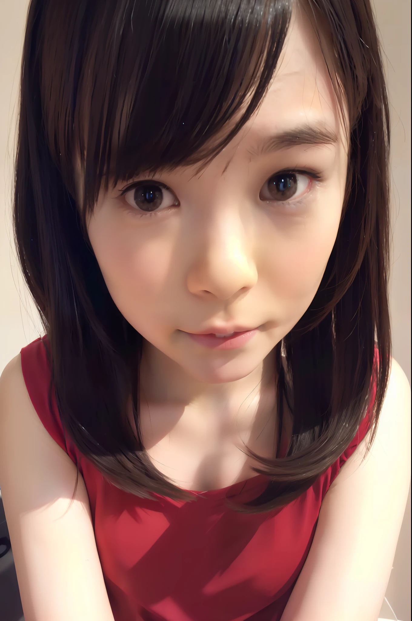 (red dress), 1 girl, (long hair: 1.1), (arms back: 1.1), (realistic: 1.7), (highest quality)), absurdity, (ultra high resolution), (photorealistic: 1.6), photorealistic, octane render, (hyperrealistic: 1.2), (photorealistic face: 1.2), (8k), (4k), ( Masterpiece), (realistic skin texture), (illustration, cinematic lighting, wallpaper), (beautiful eyes: 1.2), (Perfect face))))), (cute), (standing), (black hair), (long hair), black eyes, red lips, (outdoor),