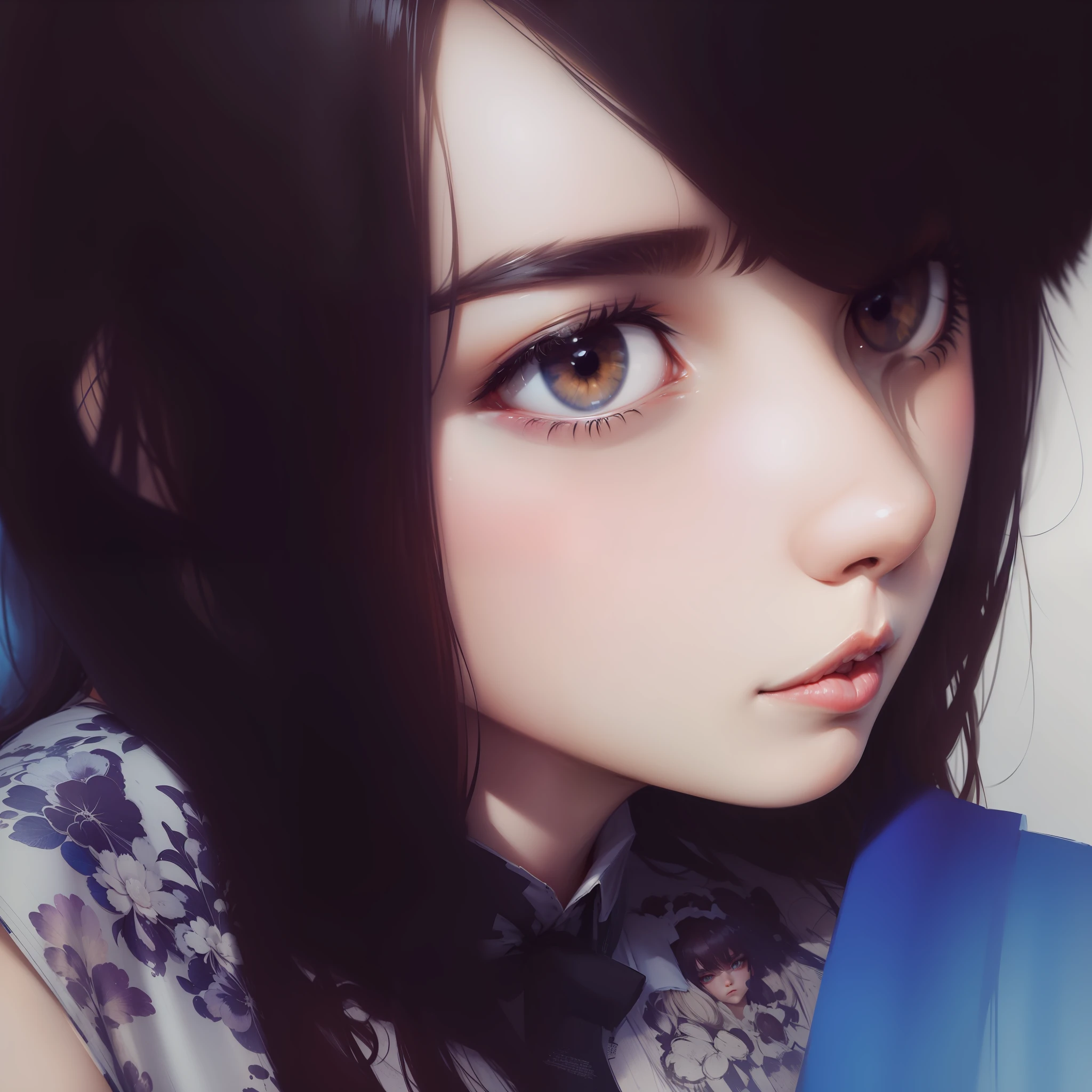 ((Masterpiece)), (highest quality)), (Character design sheet, same character, front, side, back), illustration, 1 girl, hair color, bangs, hairstyle fax, eyes, environmental change scene, hairstyle fax, pose tie, woman, , star, (simple background, white background: 1.3)、--6 --auto --s2