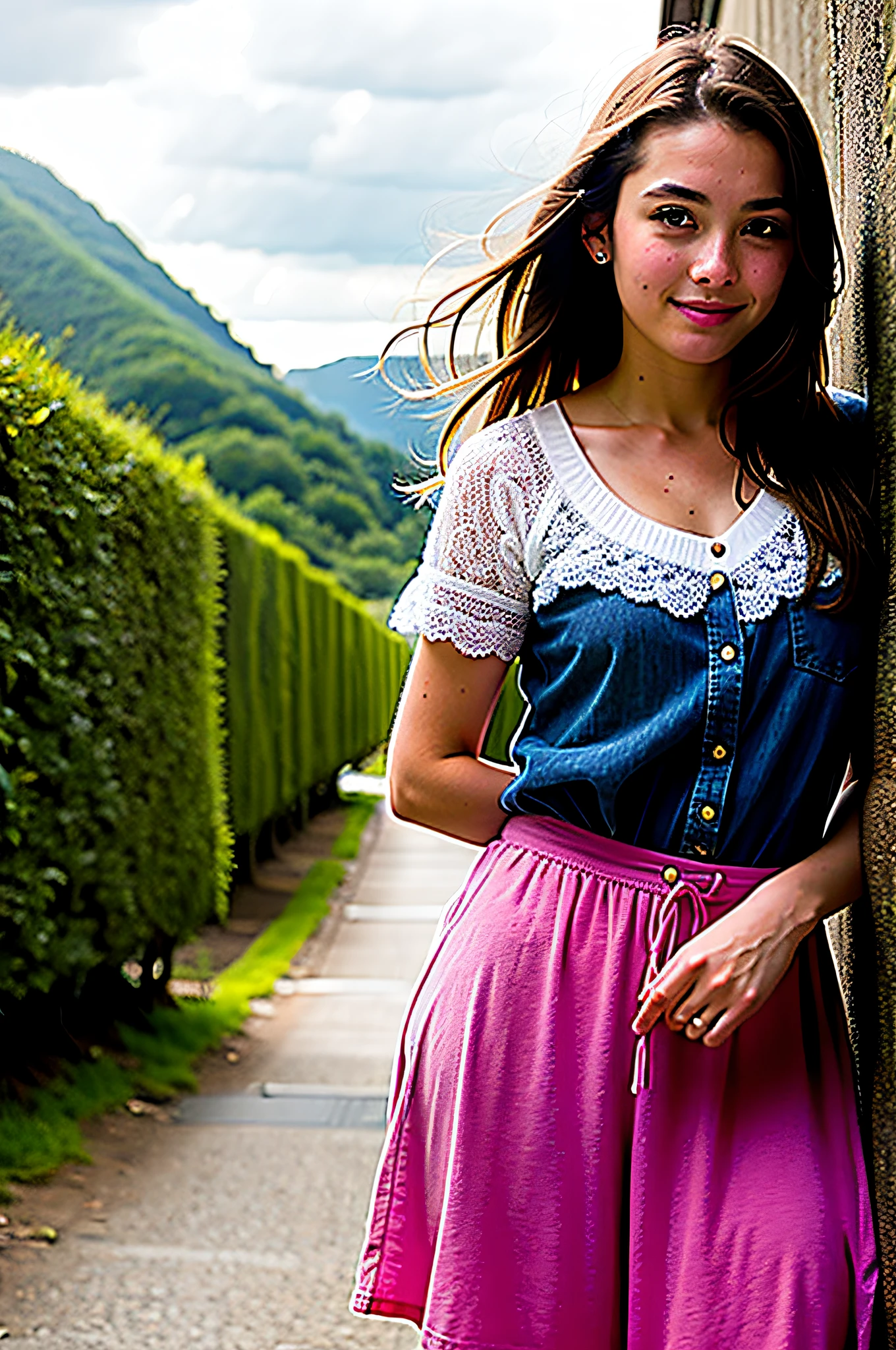 a european girl