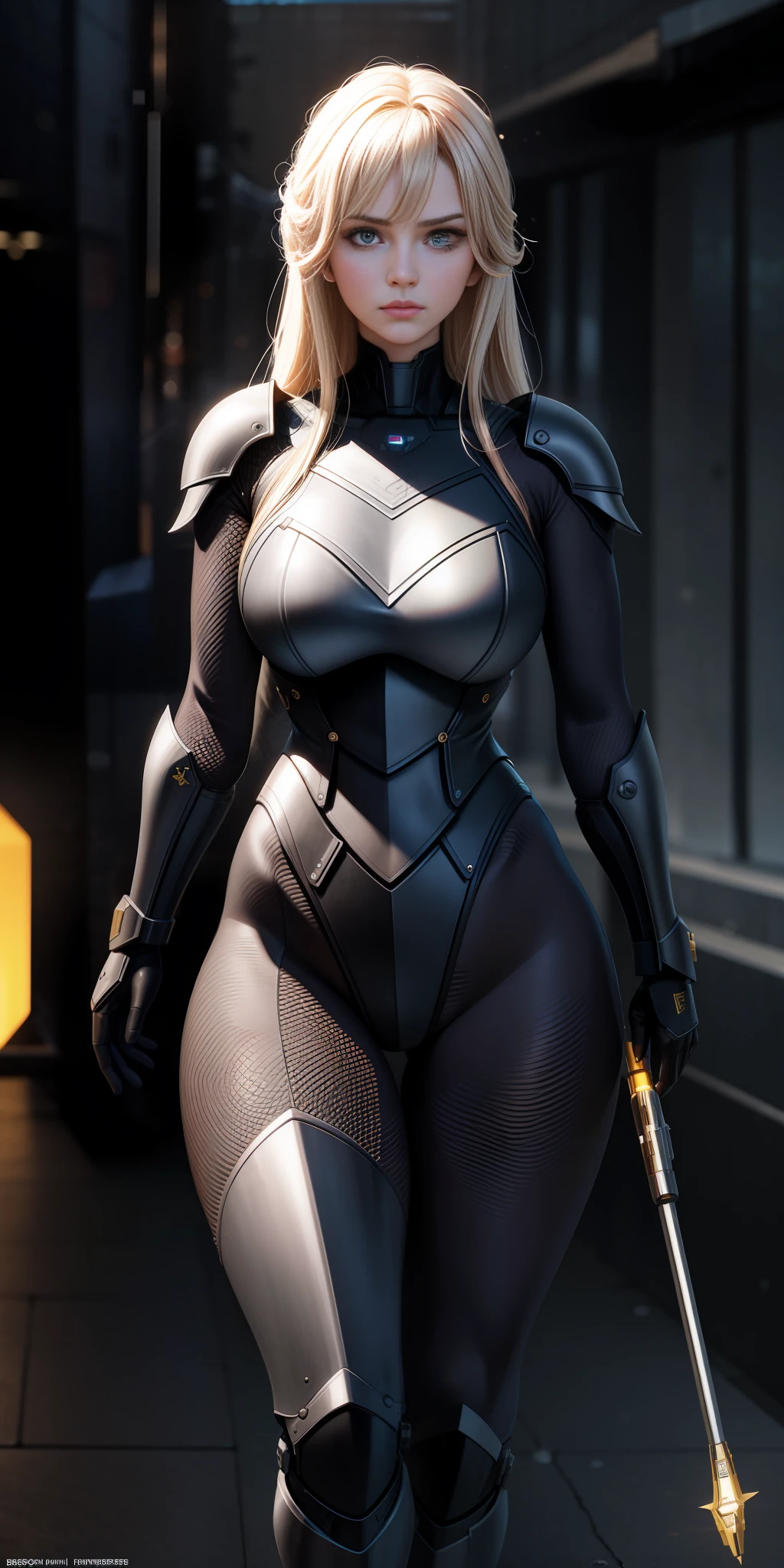 Majestic, 25 yo girl, stealth armour dress, large breasts:1.3, Cyberprep, amigurumi, portrait, realistic face, photorealistic face, Zbrush rendering, motion blur, interactive, clean colors, Dreamcore, flashlight lighting, realistic dramatic lighting, highly detailed environment, cinematic quality, Redshift rendering, 4k, strong gaze, successful, brave