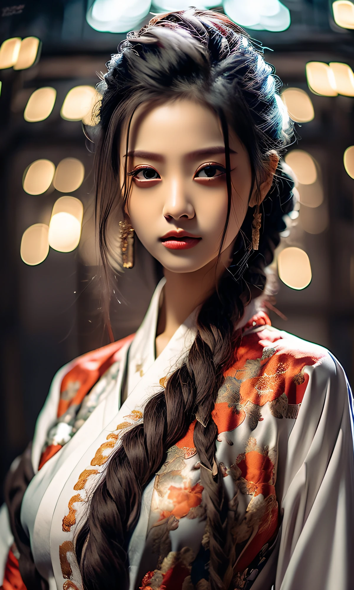 best quality, masterpiece, highres, wuxia 1girl, china dress, super Beautiful face, super beautiful eye, super beautiful hair